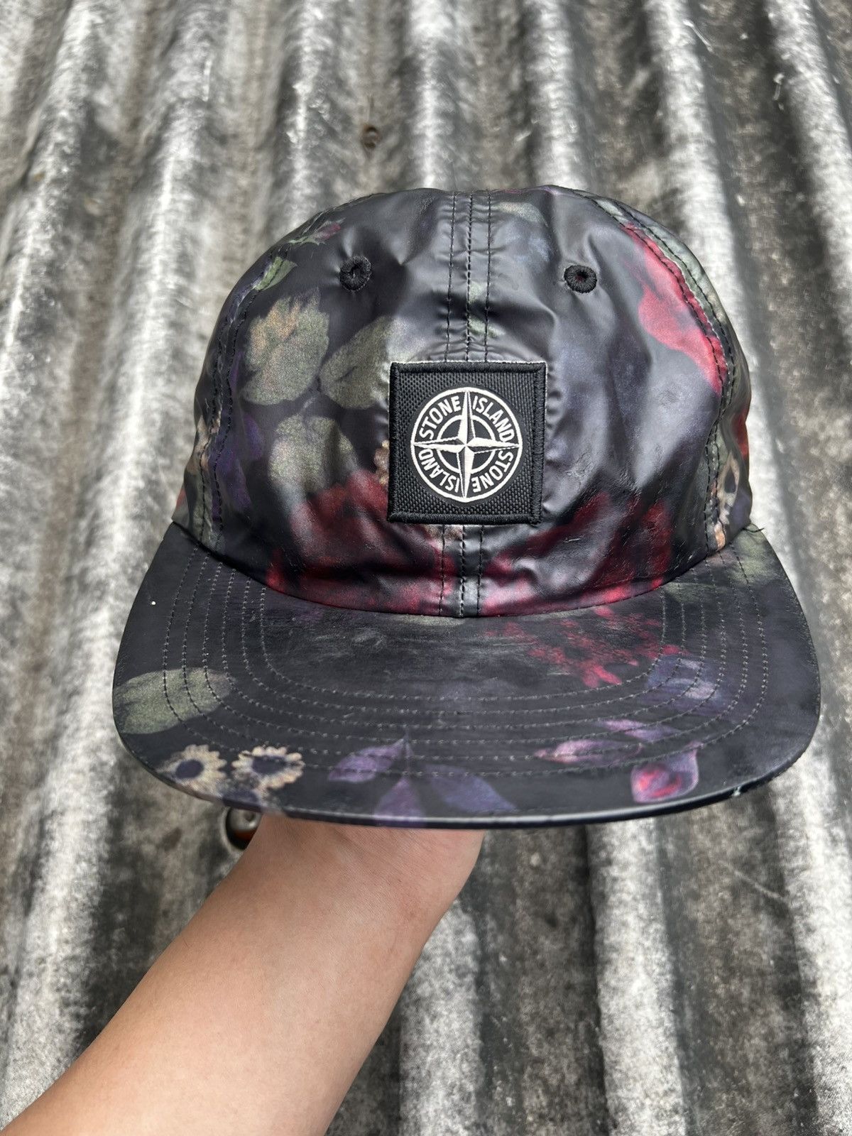 Supreme x Stone Island 6 Panel Hat