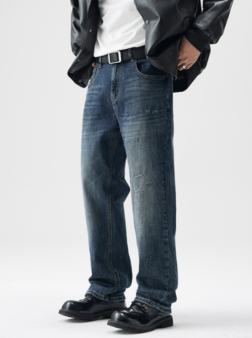 Japanese Brand Fashionable American high street loose jeans for men Size US 32 / EU 48 - 1 Thumbnail