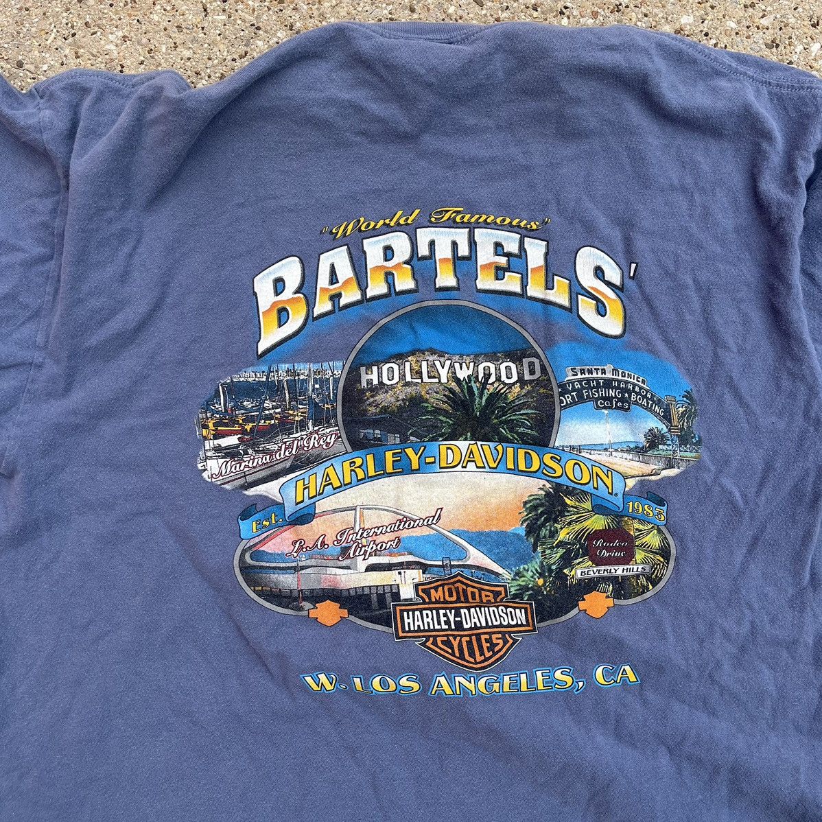 Harley Davidson × Vintage 2000s Casual Harley Davidson Logo Tee Size US XL / EU 56 / 4 - 4 Thumbnail