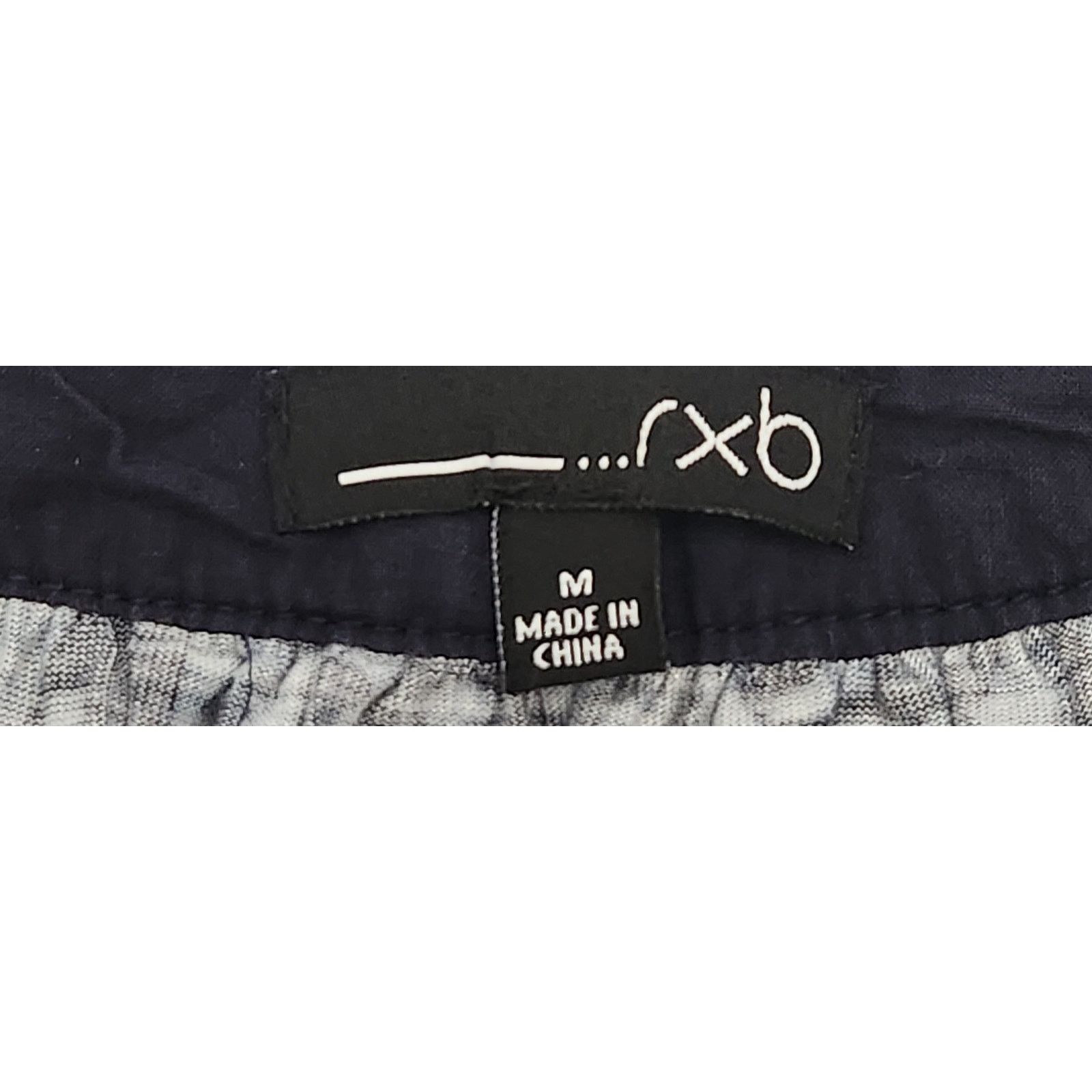 Other RXB Blue Black Geo Print Lace Trim Around Collar Top Medium Size M / US 6-8 / IT 42-44 - 3 Thumbnail