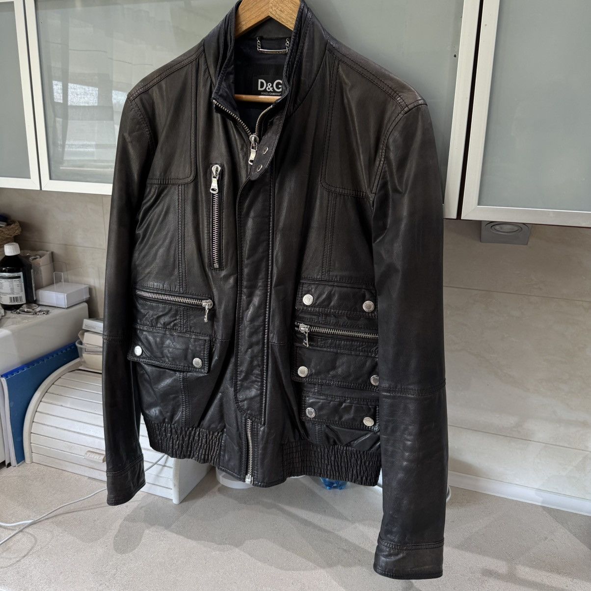ジャケット・アウター 00s dolce&gabbana vintage leather jacket dolce gabbana leather jacket | eBay