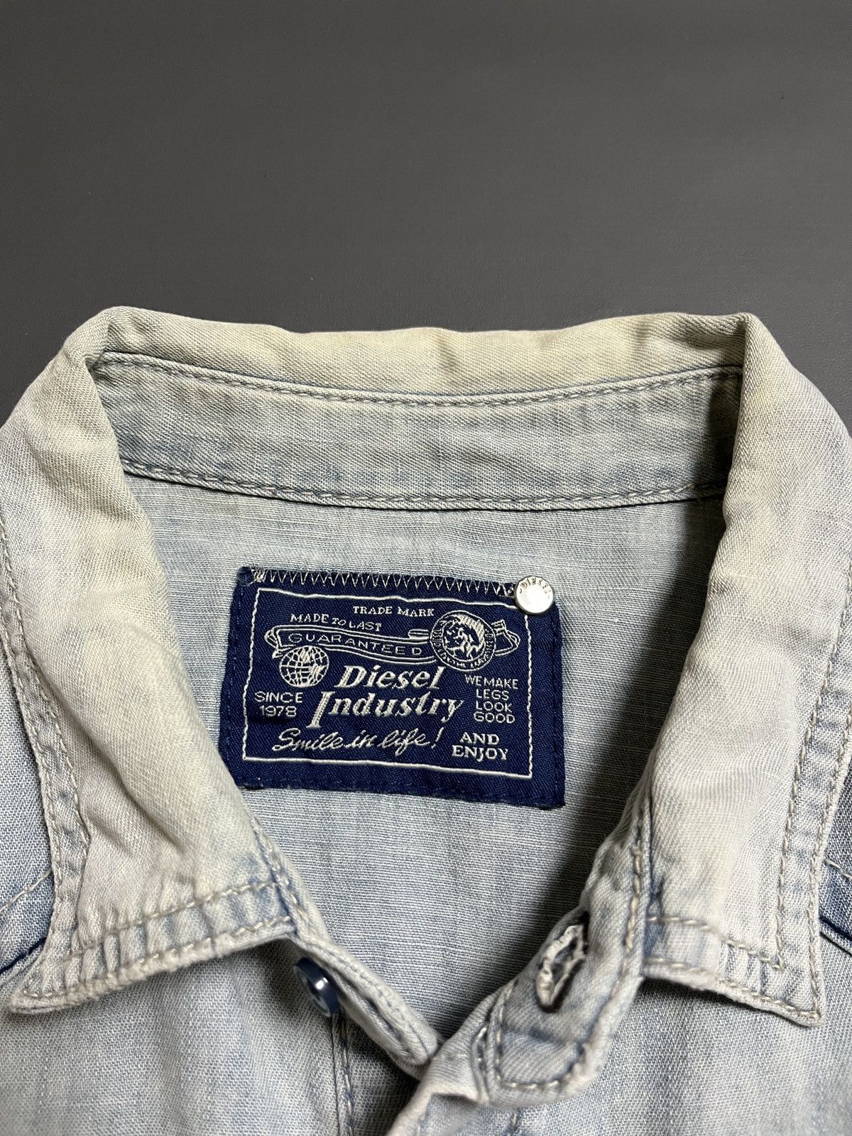 Diesel Diesel Western Denim Shirt Size US L / EU 52-54 / 3 - 3 Thumbnail