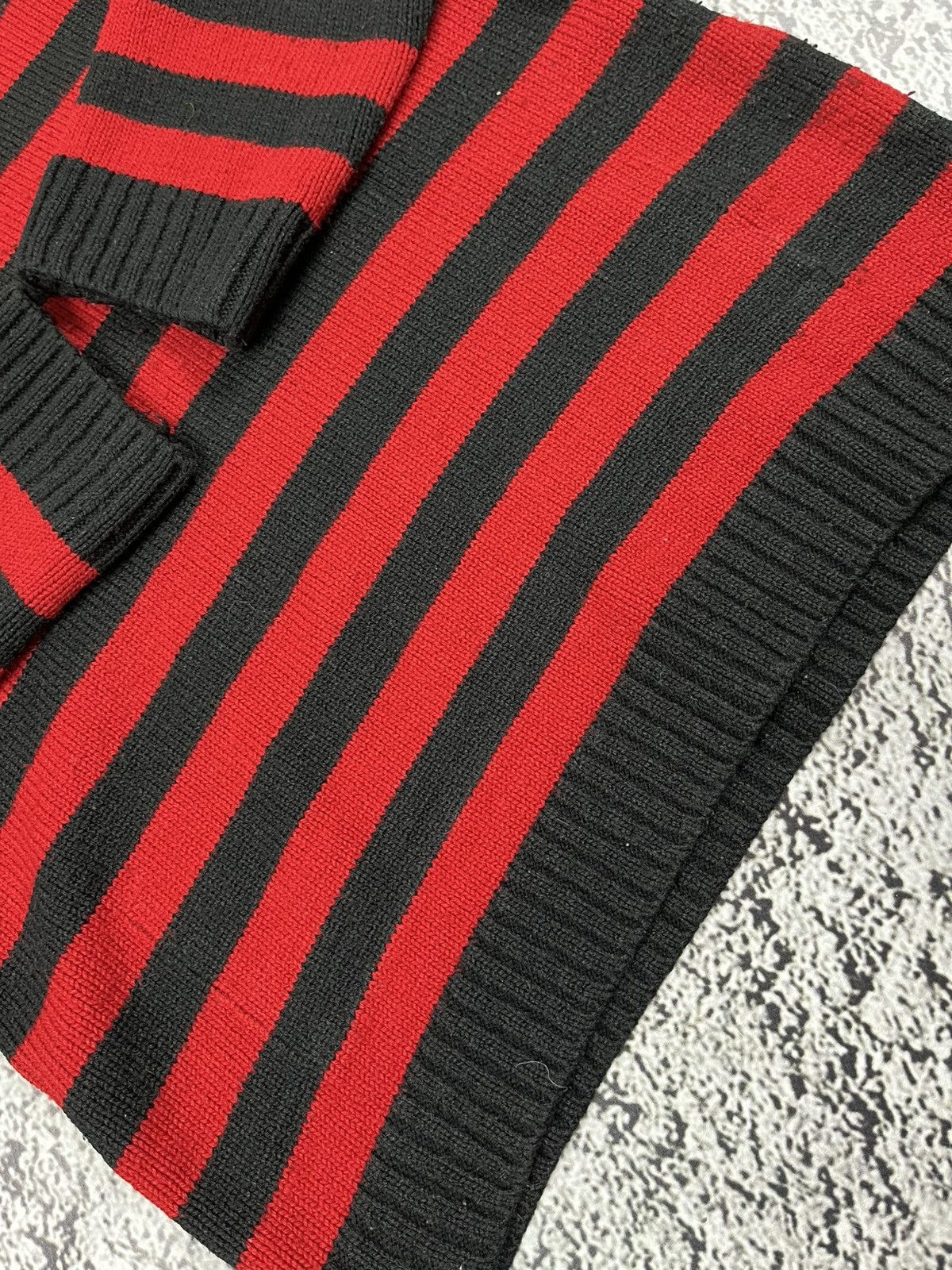Japanese Brand Vintage Y2K striped Nirvana style hooded sweater size S Size S / US 4 / IT 40 - 3 Thumbnail