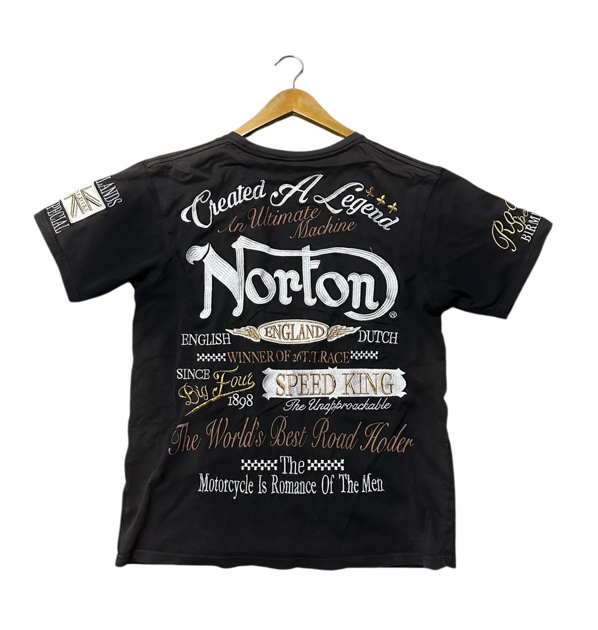 Norton Sunfaded Norton tshirt Size US XL / EU 56 / 4 - 1 Thumbnail