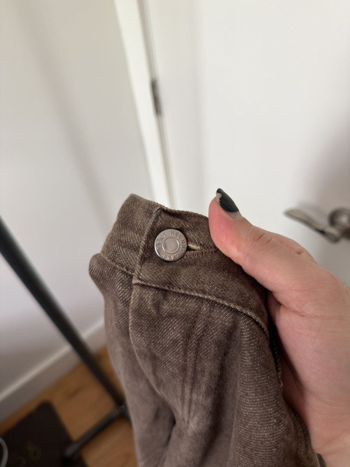 Helmut Lang ‘00s Brown Bootcut Denim Size US 32 / EU 48 - 6 Thumbnail