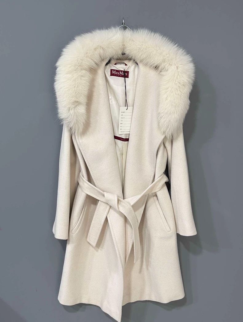 Max Mara MaxMara Long Fur Collar Coat -dmc Size US M / EU 48-50 / 2 - 1 Thumbnail