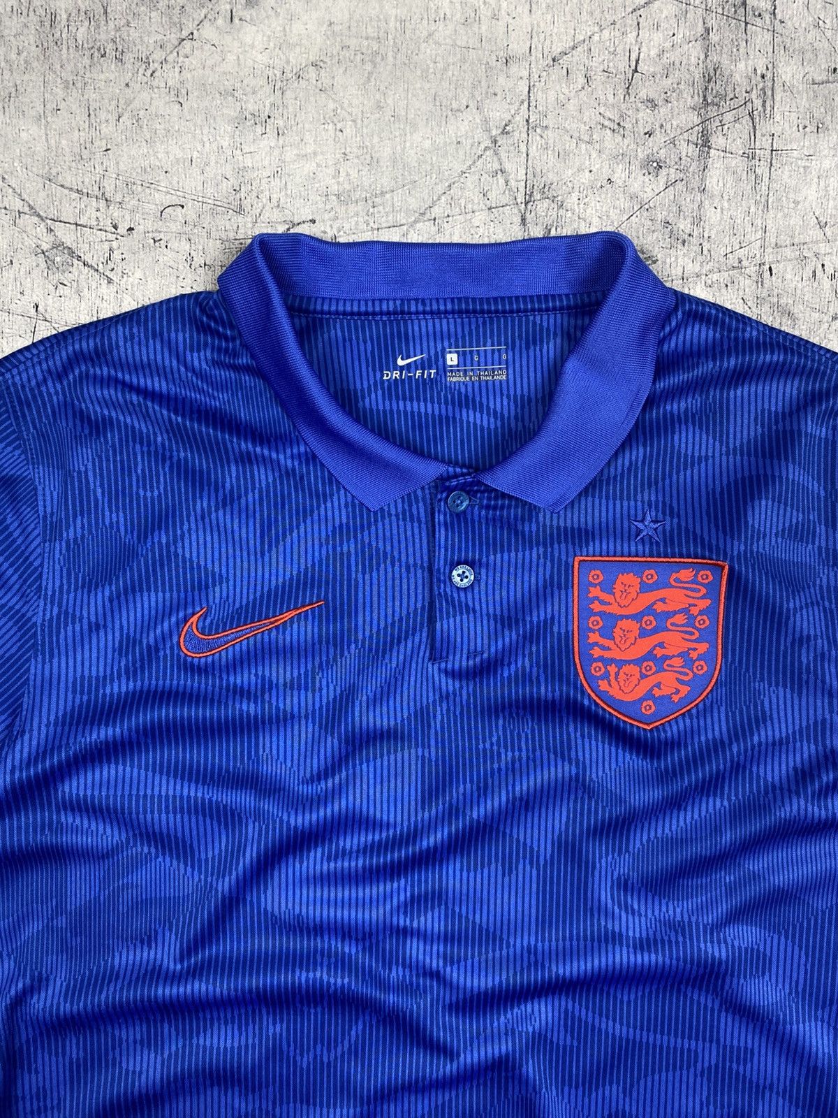Nike Nike England 2020-21 Away Soccer Jersey Blue Size L Size US L / EU 52-54 / 3 - 5 Thumbnail