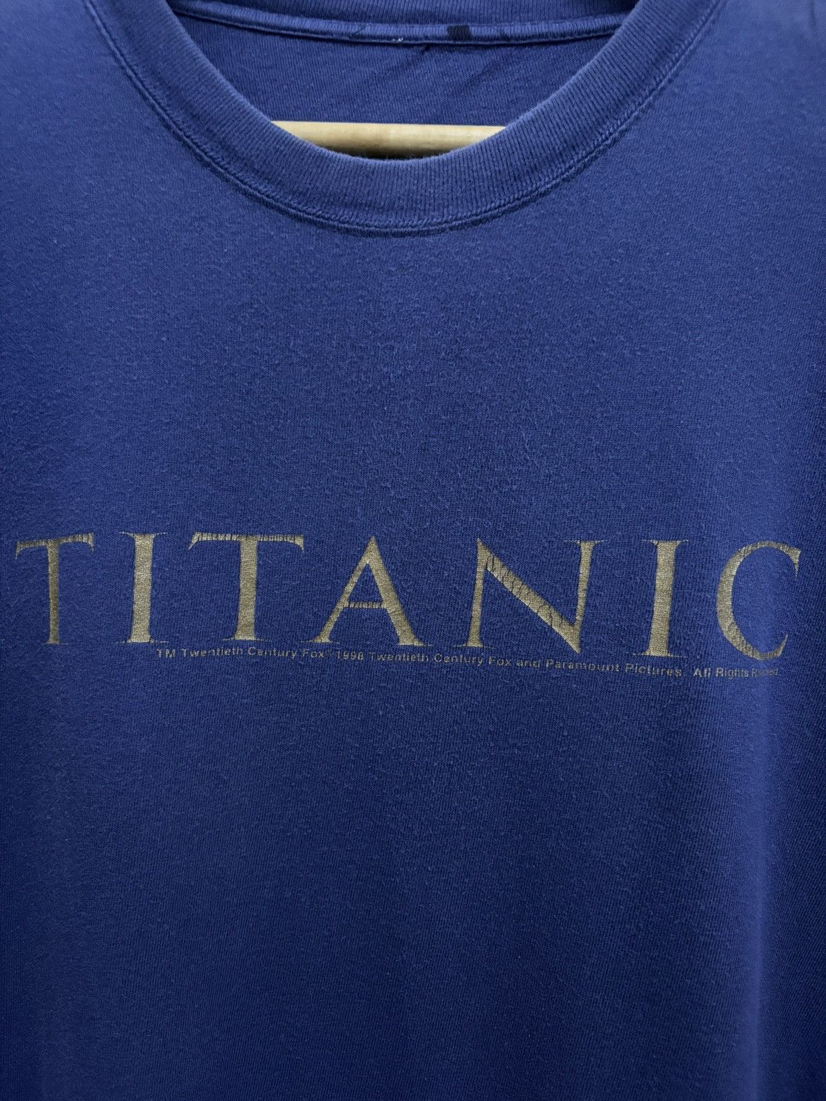 Vintage Vintage 90’s Titanic - Paramount Pictures Movie Boxy T-Shirt Size US L / EU 52-54 / 3 - 4 Thumbnail
