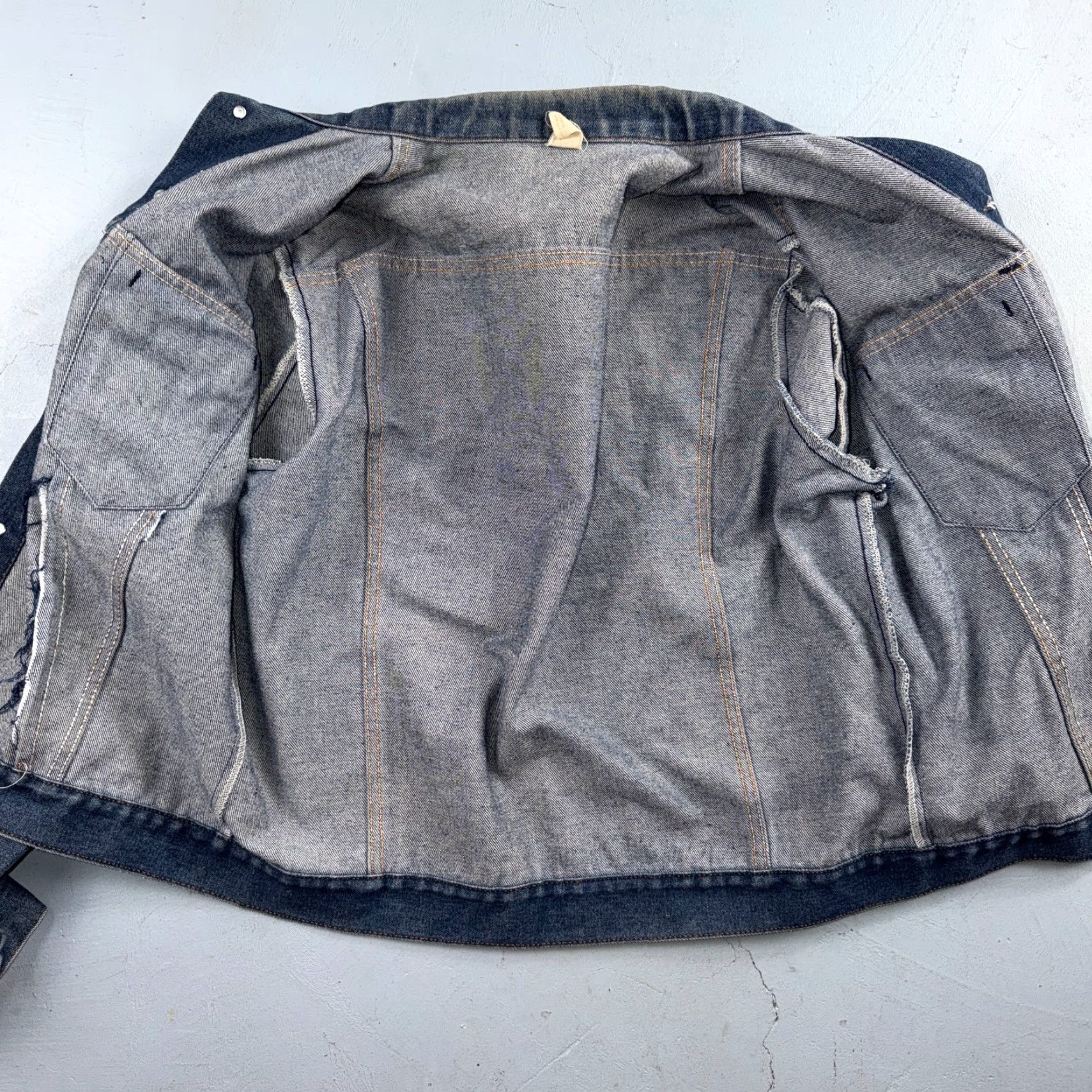 JCPenney VINTAGE JC Penney Ranchcraft Denim Jacket 1970s Blue L Long Sleeve Mens Womens 70s Casual Denim Brand: JC Penney Size US L / EU 52-54 / 3 - 2 Thumbnail