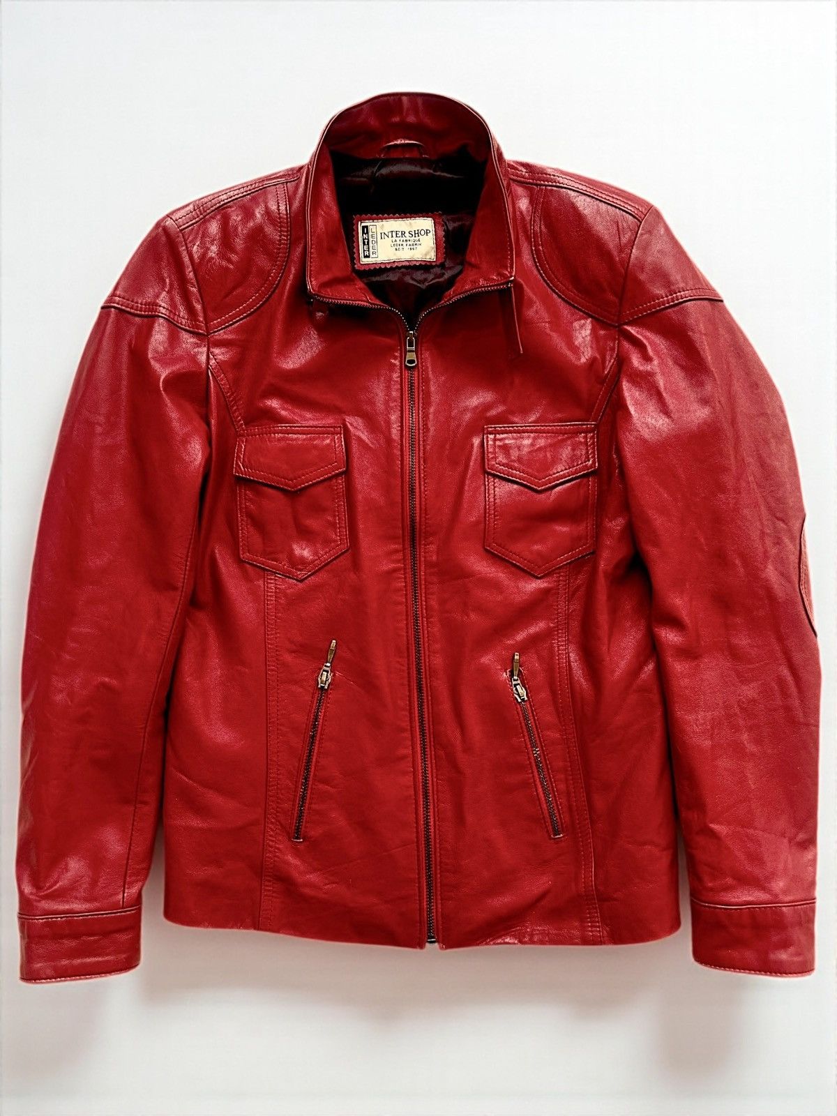 Other Vintage red leather jacket Size US S / EU 44-46 / 1 - 1 Thumbnail