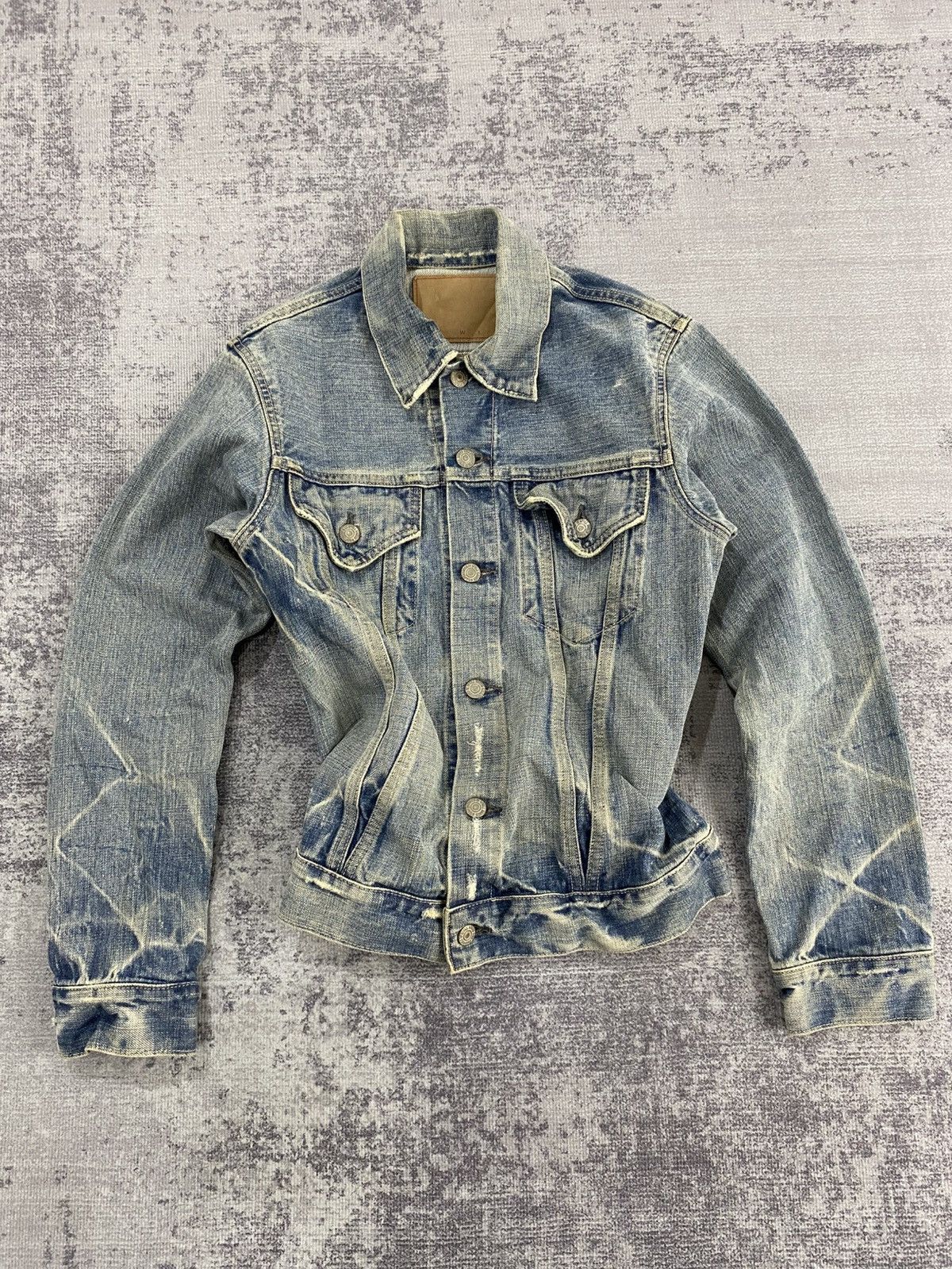 Vintage japanese denim jacket spellbound wash jeans Size US S / EU 44-46 / 1 - 12 Thumbnail