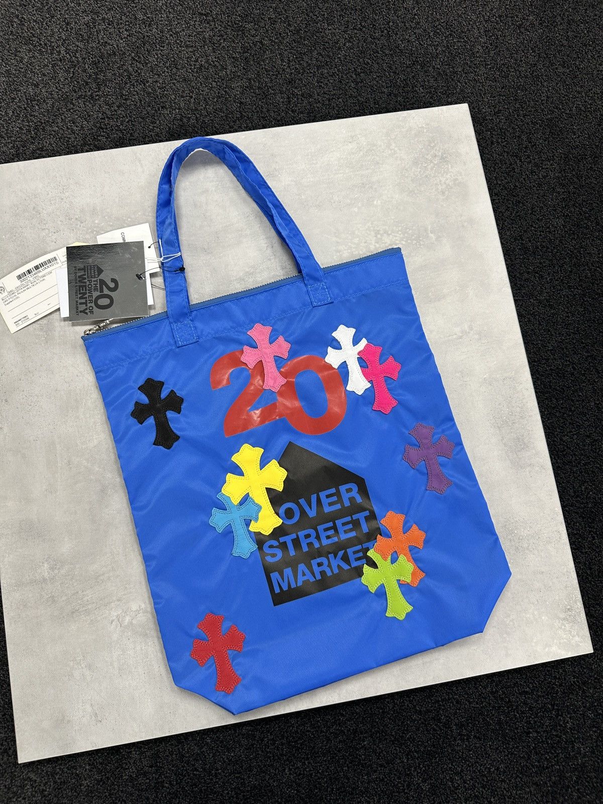Chrome Hearts × Dover Street Market Chrome Hearts DSM 20th Anni 1 of 1 Multicolor Cross Tote Bag Size ONE SIZE - 4 Thumbnail