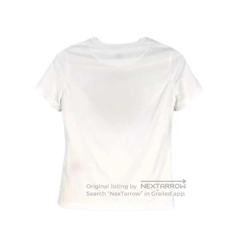 Hermes Hermes White Round Print Short Sleeve Size XS / US 0-2 / IT 36-38 - 2 Thumbnail