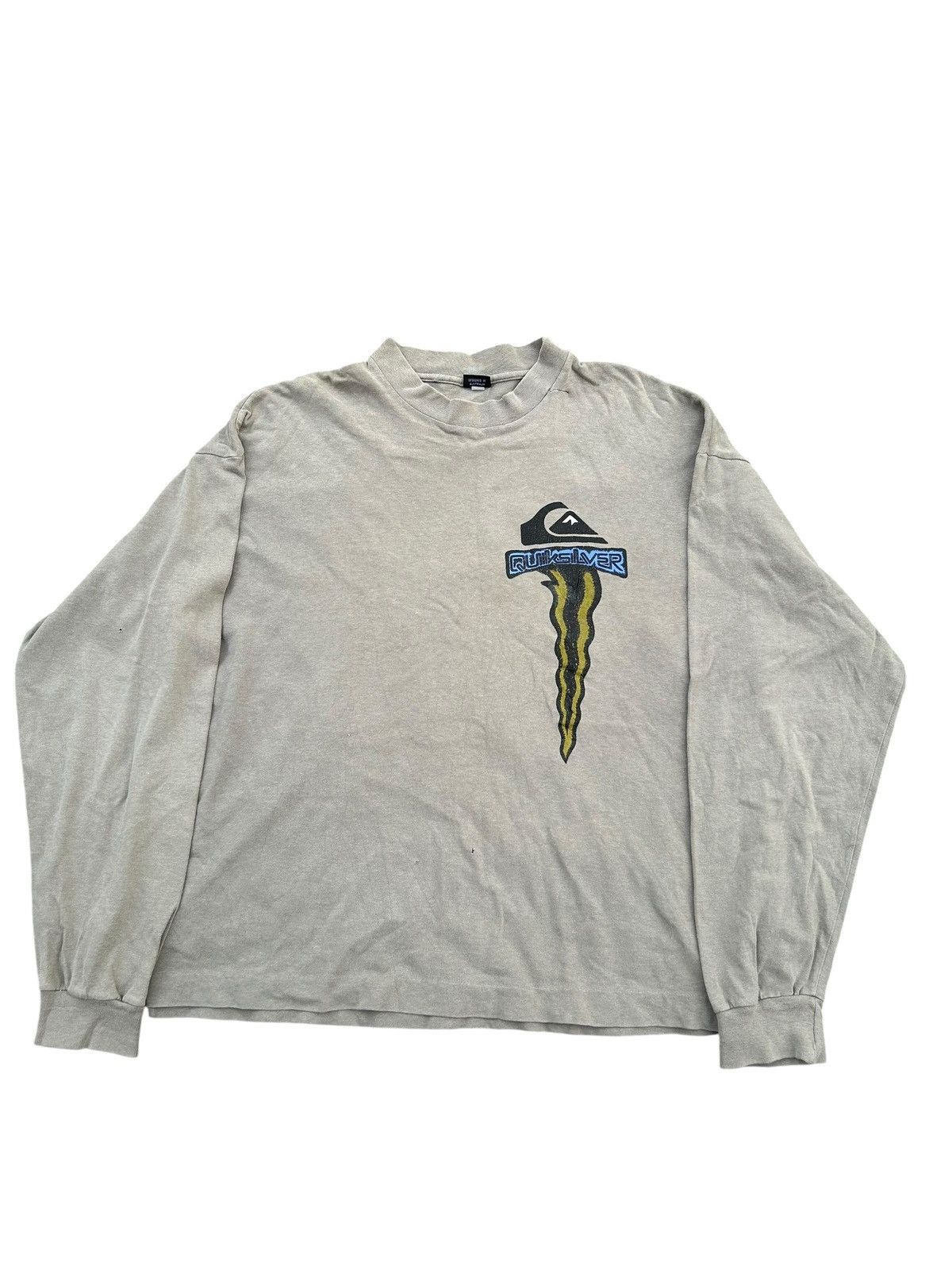 Stussy 90S' THRASHED VINTAGE QUIKSILVER SKULL BALI SUNFADED shirts Size US XL / EU 56 / 4 - 9 Thumbnail