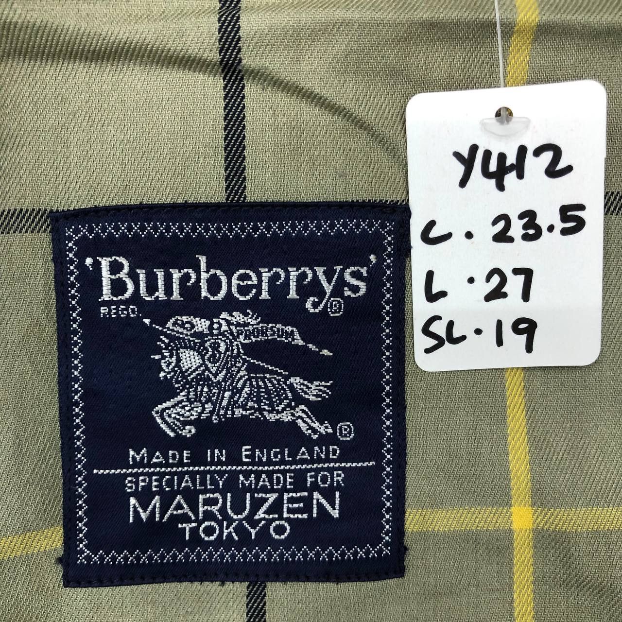 Burberry Prorsum × Japanese Brand Y412 VTG MARUZEN TOKYO X BURBERRYS JACKET Size US L / EU 52-54 / 3 - 12 Thumbnail