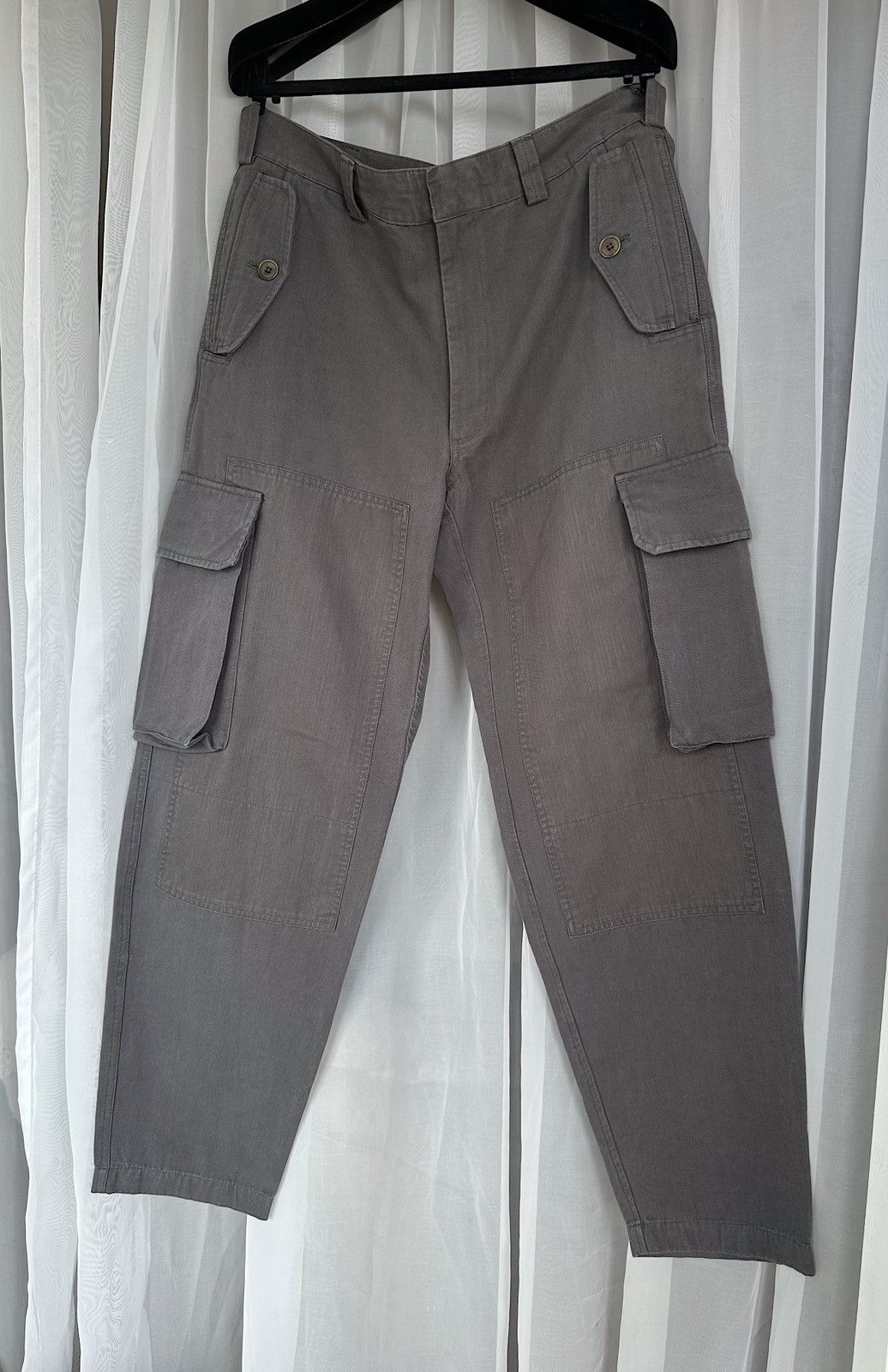 Prada PRADA FW 2006 Combat Cargo Pants Vintage Cotton wide wool Size US 32 / EU 48 - 5 Thumbnail