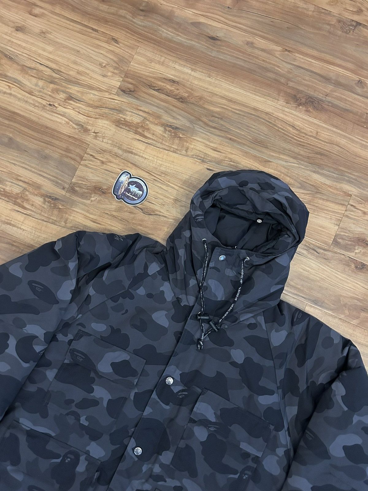 Bape OG Bape Black Camo Snowboard Jacket Size US M / EU 48-50 / 2 - 4 Thumbnail