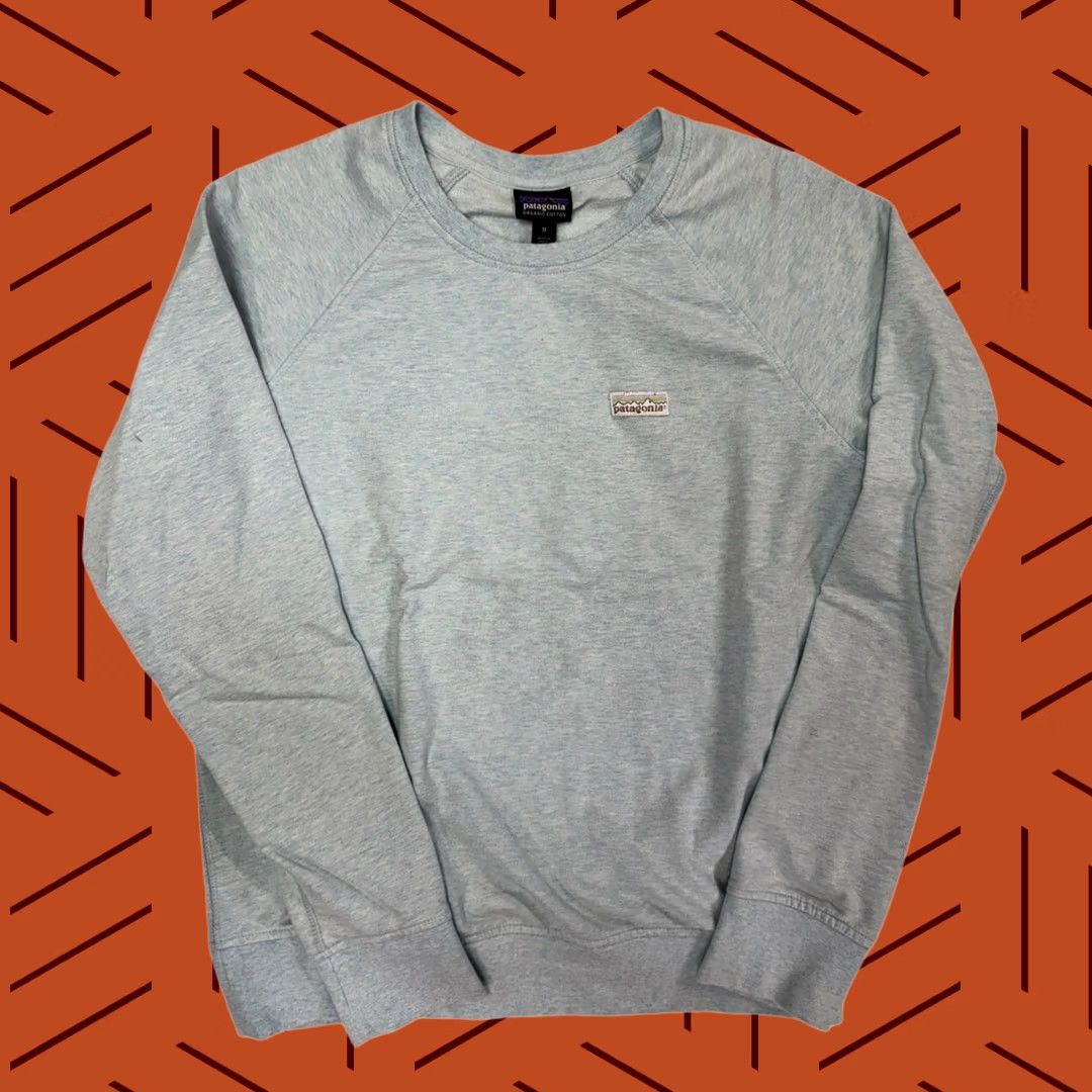 Patagonia Patagonia Women's Sweatshirt Size M Atoll Blue P-6 Label Ahnya Crew Size M / US 6-8 / IT 42-44 - 1 Thumbnail