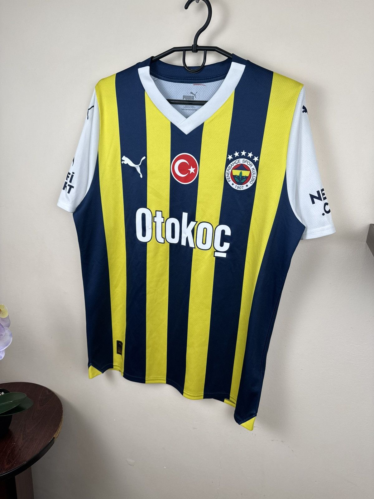 Puma Fenerbahce 2023 2024 Jersey Puma Home Kit Football Soccer M Size US M / EU 48-50 / 2 - 7 Thumbnail