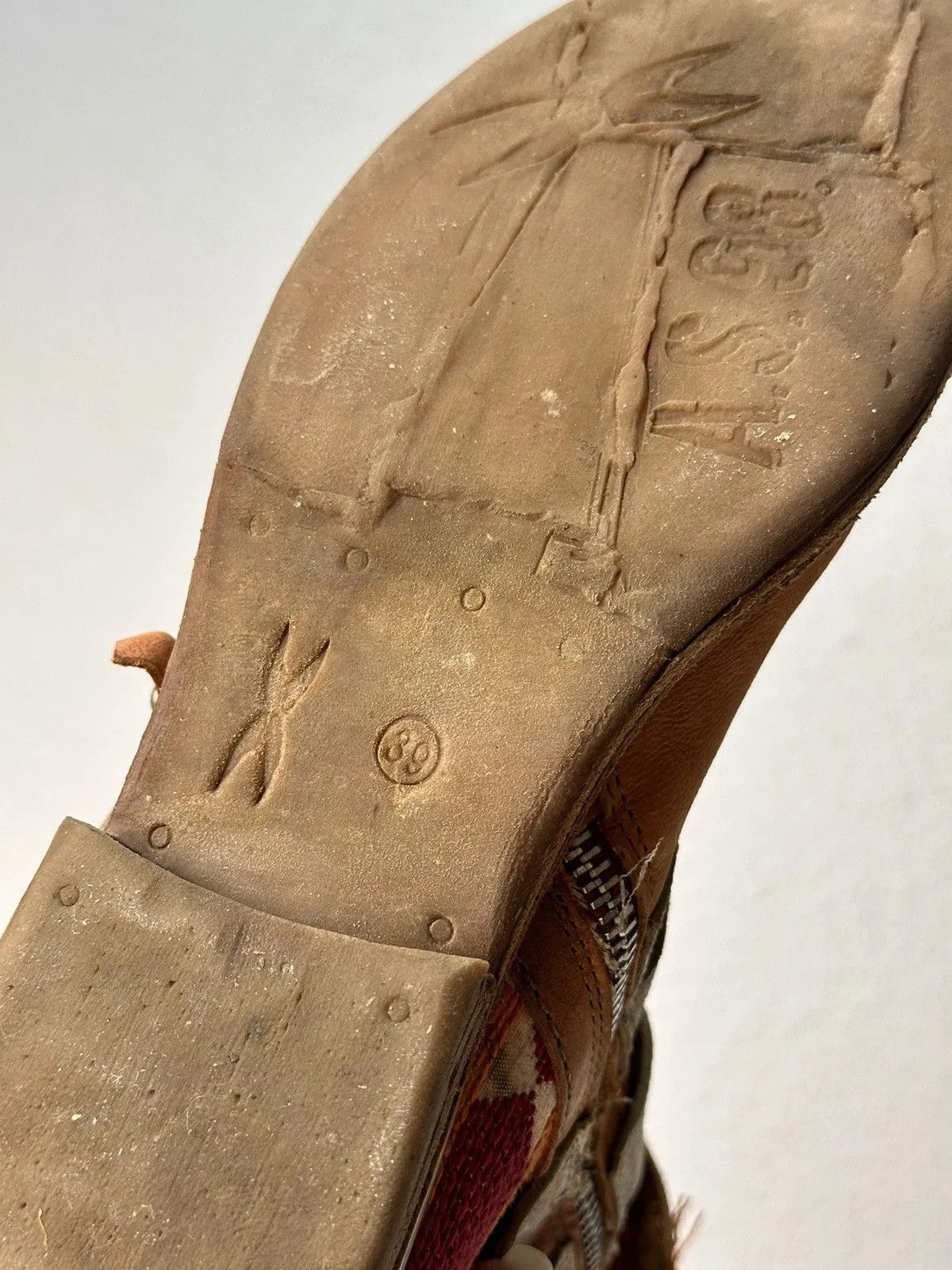 A.S.98 Vintage As 98 Leather Avantgarde Boots Opium Japan Shoes 39 Size US 9 / IT 39 - 13 Thumbnail