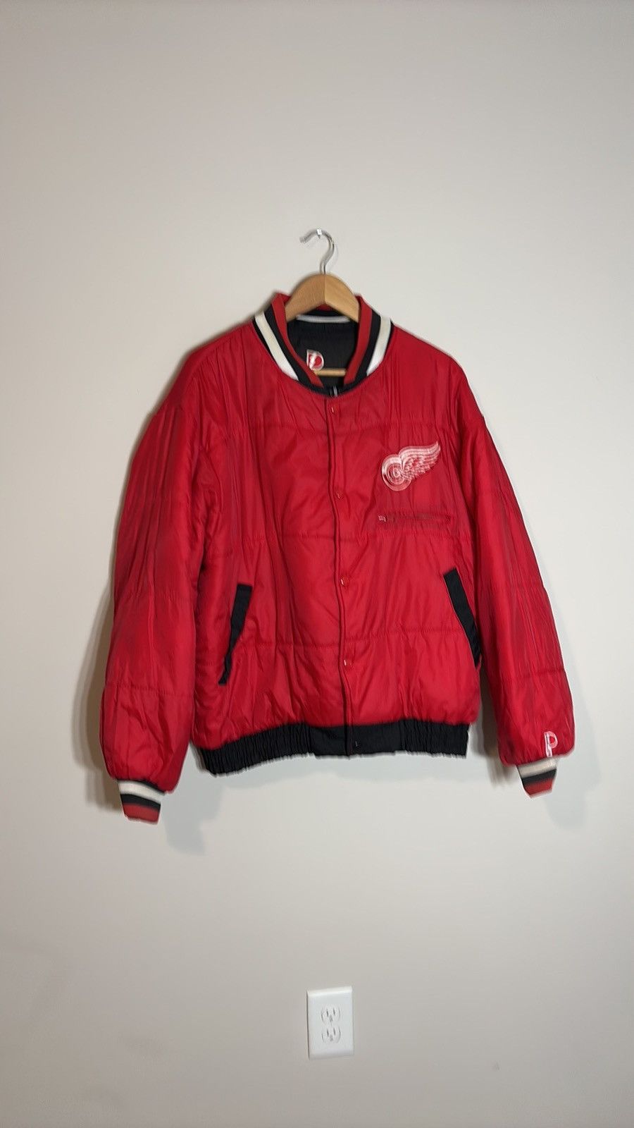 Pro Player Vtg Pro Player Detroit Red Wings Reversible Puffer Jacket Size US M / EU 48-50 / 2 - 6 Thumbnail