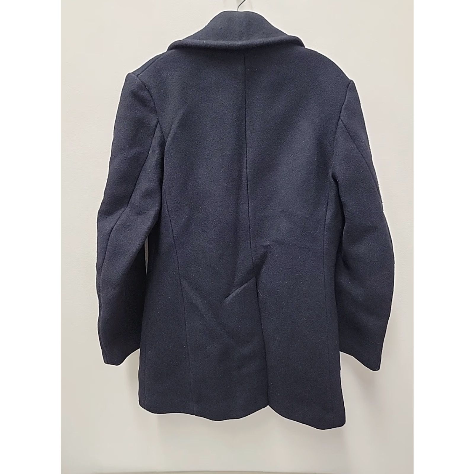 Gloverall VINTAGE Gloverall Peacoat Mens Coat 36 Black Wool Cotton Rayon M Made In England Mens Regular Size 36 Black Pea Coat Size US 36 / EU 52 - 4 Thumbnail