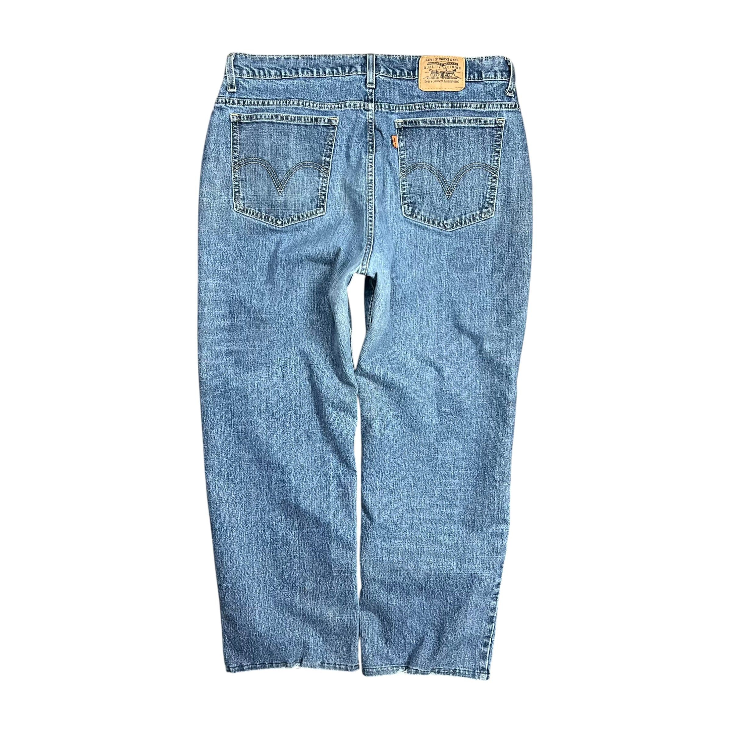 Levi's Vintage Clothing Levi's Orange Tab Faded Medium Wash Jeans - 34" Size US 34 / EU 50 - 4 Thumbnail