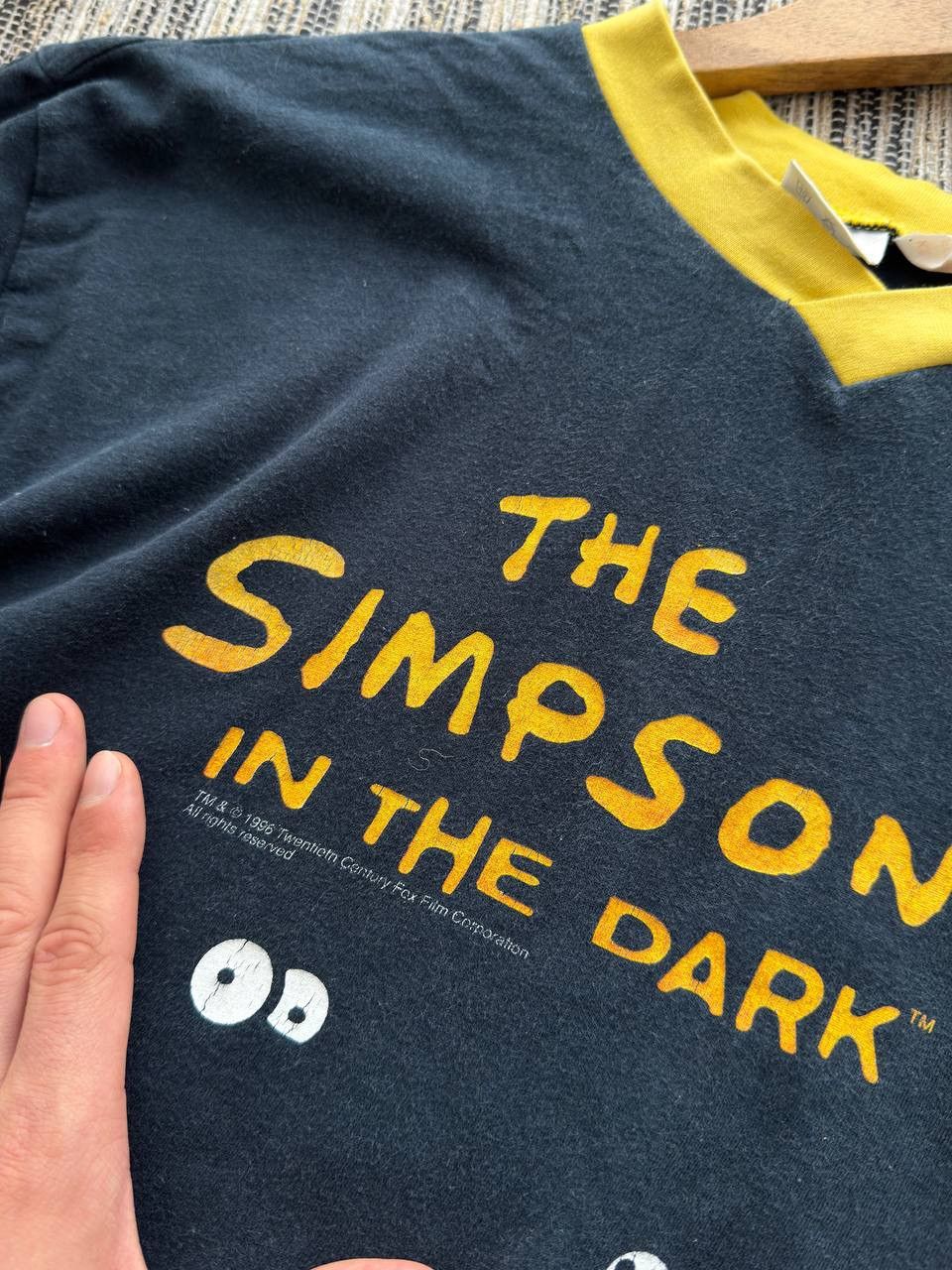 The Simpsons THE SIMPSONS IN THE DARK 20s FOX VINTAGE 1996 TEE SHIRT Size US M / EU 48-50 / 2 - 5 Thumbnail