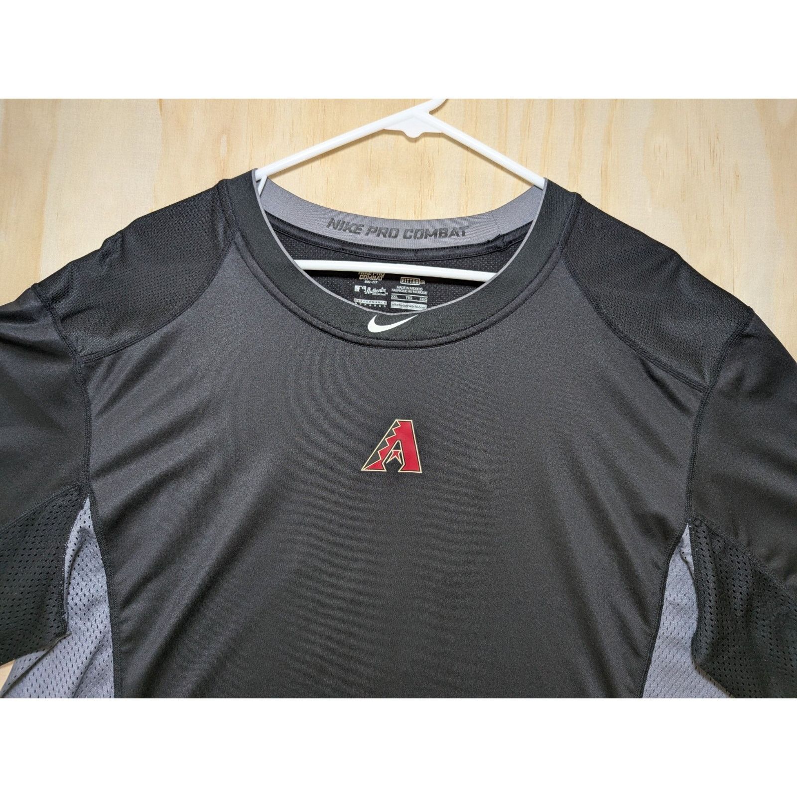 Nike Nike Pro Combat Men's XXL Arizona Diamondbacks Black MLB Size US XXL / EU 58 / 5 - 3 Thumbnail