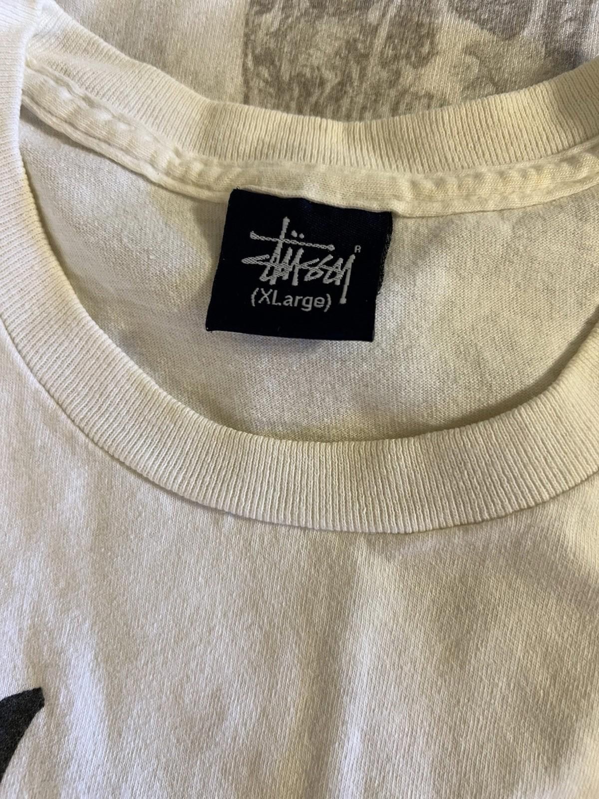 Stussy Vintage Stussy x Slick World Tour Tee Shirt CUSTOMADE Size US XL / EU 56 / 4 - 9 Thumbnail