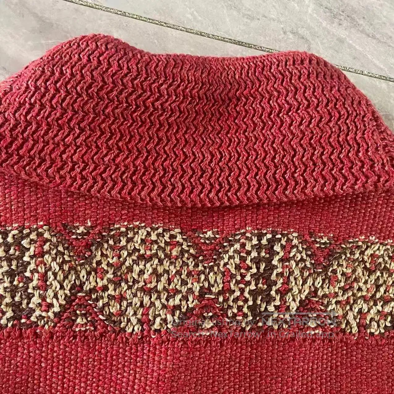 RRL Ralph Lauren RRL Vintage Southwest Wool Blend Shawl Collar Sweater. Size US M / EU 48-50 / 2 - 4 Thumbnail