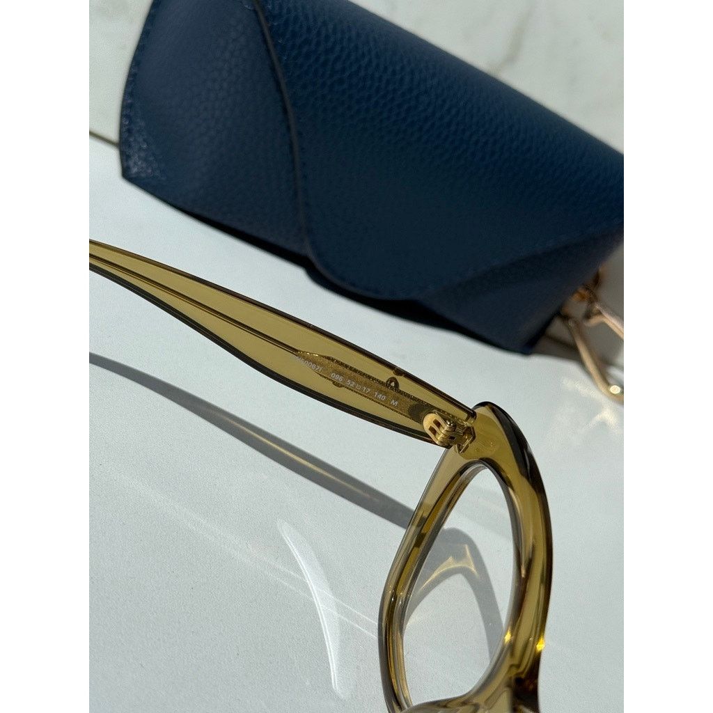 Loewe NEW Loewe LW50067I Cat Eye Green Eyeglasses Frames Size ONE SIZE - 9 Thumbnail