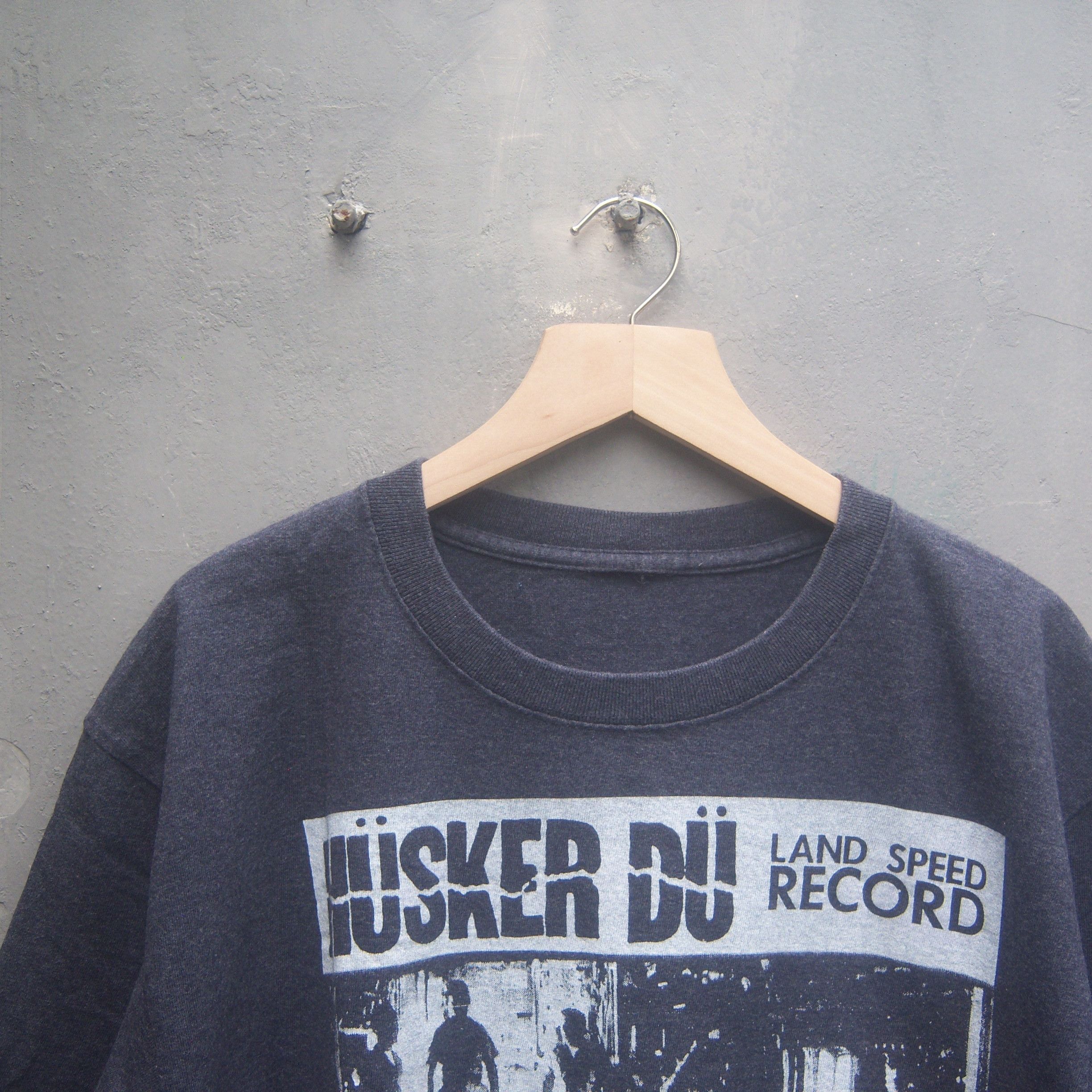 Band Tees Husker Du Land Speed Records T Shirt Size US M / EU 48-50 / 2 - 6 Thumbnail