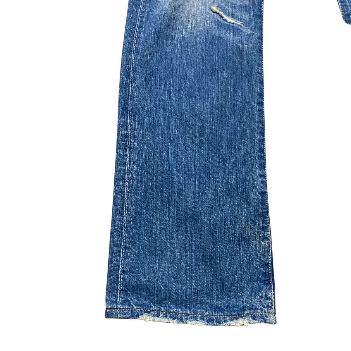 Levi's Vintage Levis 501 Thrashed Jeans Size US 31 - 9 Thumbnail