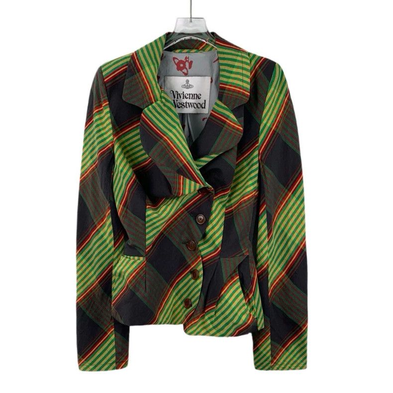 Vivienne Westwood Vivienne Westwood Color block cotton collar single row but Size XS / US 0-2 / IT 36-38 - 1 Thumbnail