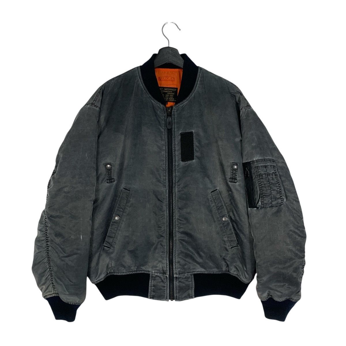 Japanese Brand SPINAH MA-1 Flight Bomber Military Pilot Streetwear Jacket Size US L / EU 52-54 / 3 - 1 Thumbnail