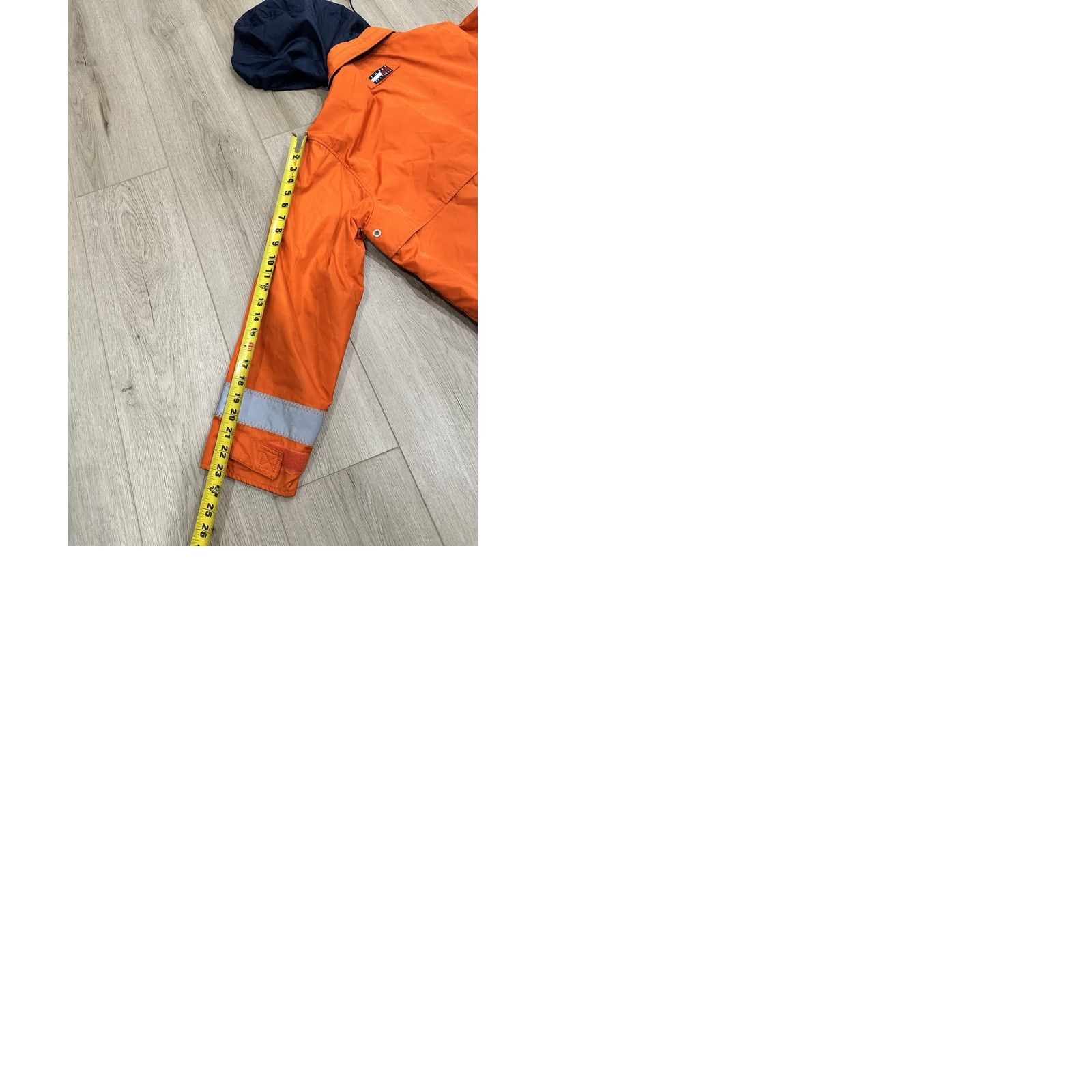 Tommy Hilfiger VINTAGE Tommy Hilfiger Men’s Orange Fireman Windbreaker Rain Jacket Sz Medium Jacket Mens Orange 90s Size US M / EU 48-50 / 2 - 10 Thumbnail