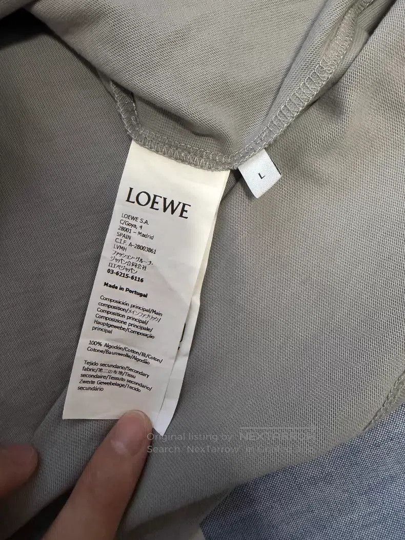 Loewe Loewe SS25 Spring/Summer Men's Series Loose Cotton Embroid Size US L / EU 52-54 / 3 - 5 Thumbnail