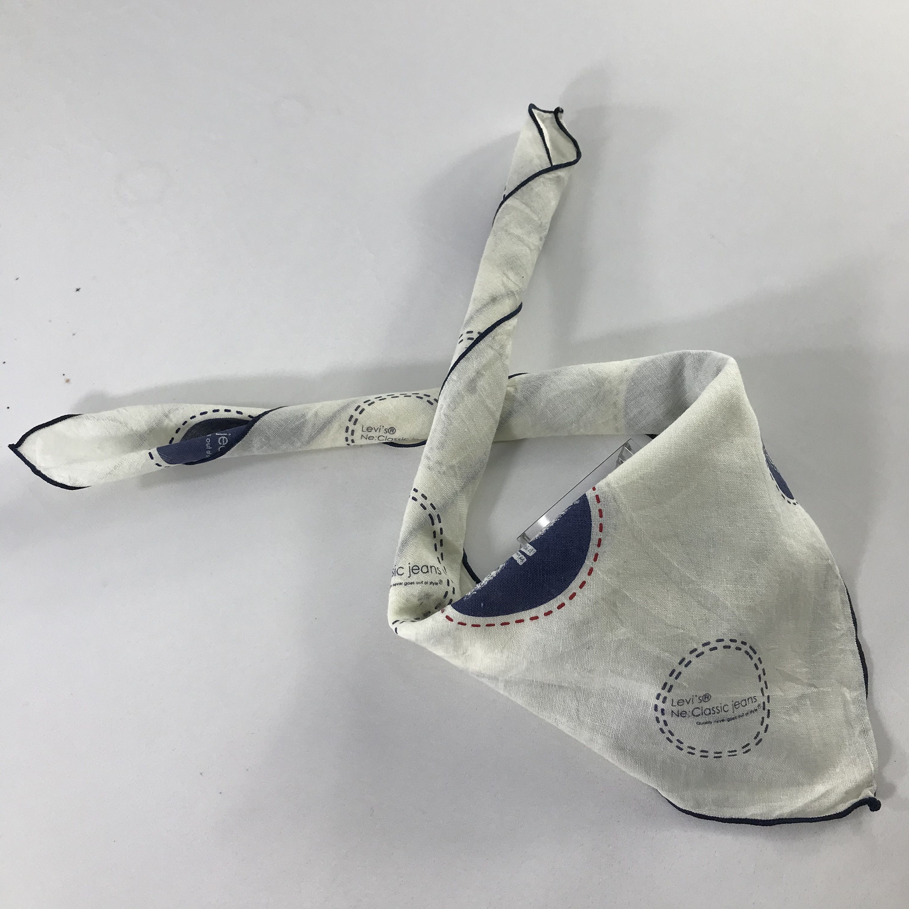 Levi's × Vintage Levi's Bandana / Handkerchief / Neckerchief - S1162 Size ONE SIZE - 4 Thumbnail