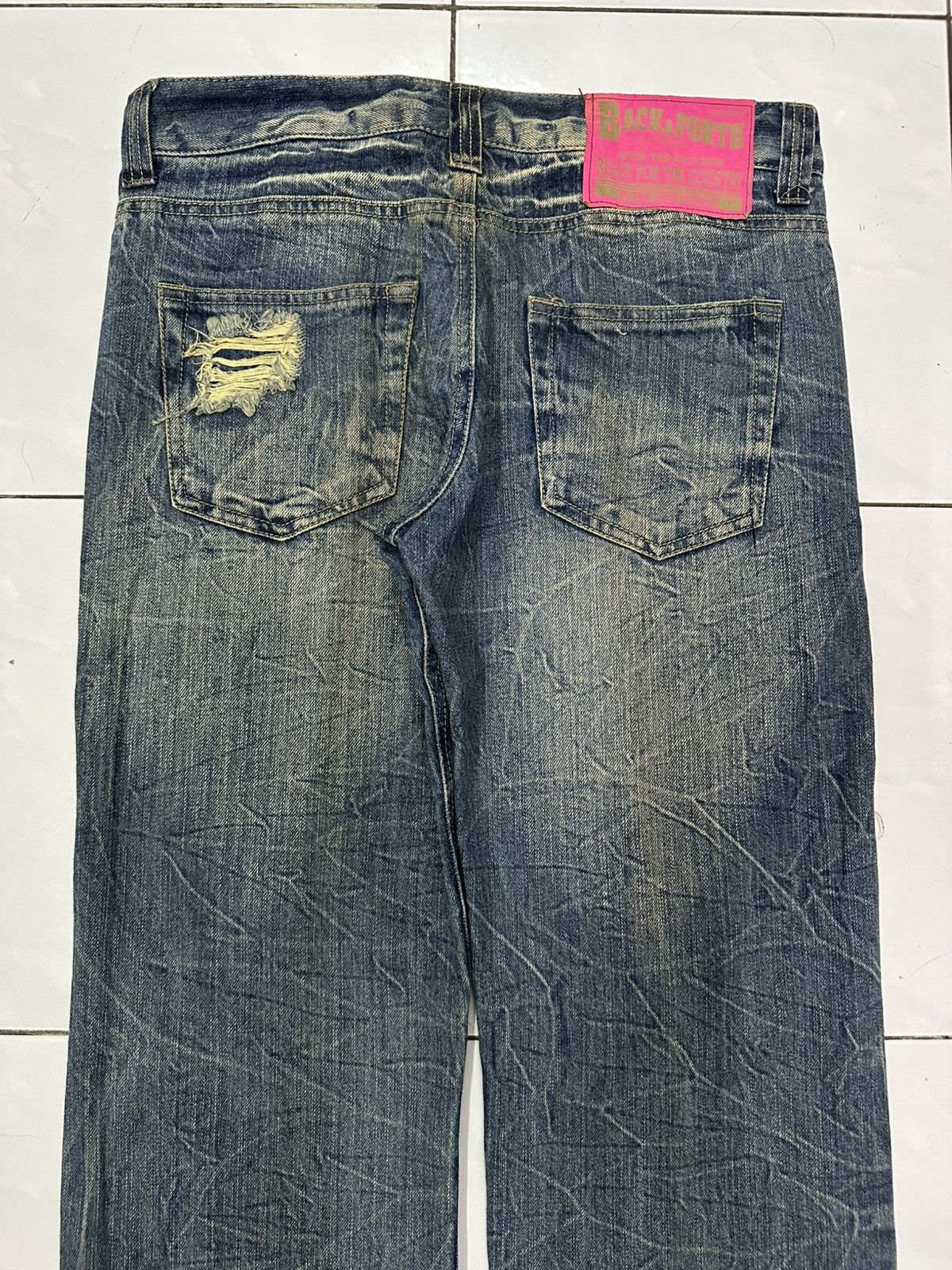 Japanese Brand Vintage BACK & FORTH Punk Style Denim Size US 32 / EU 48 - 13 Thumbnail