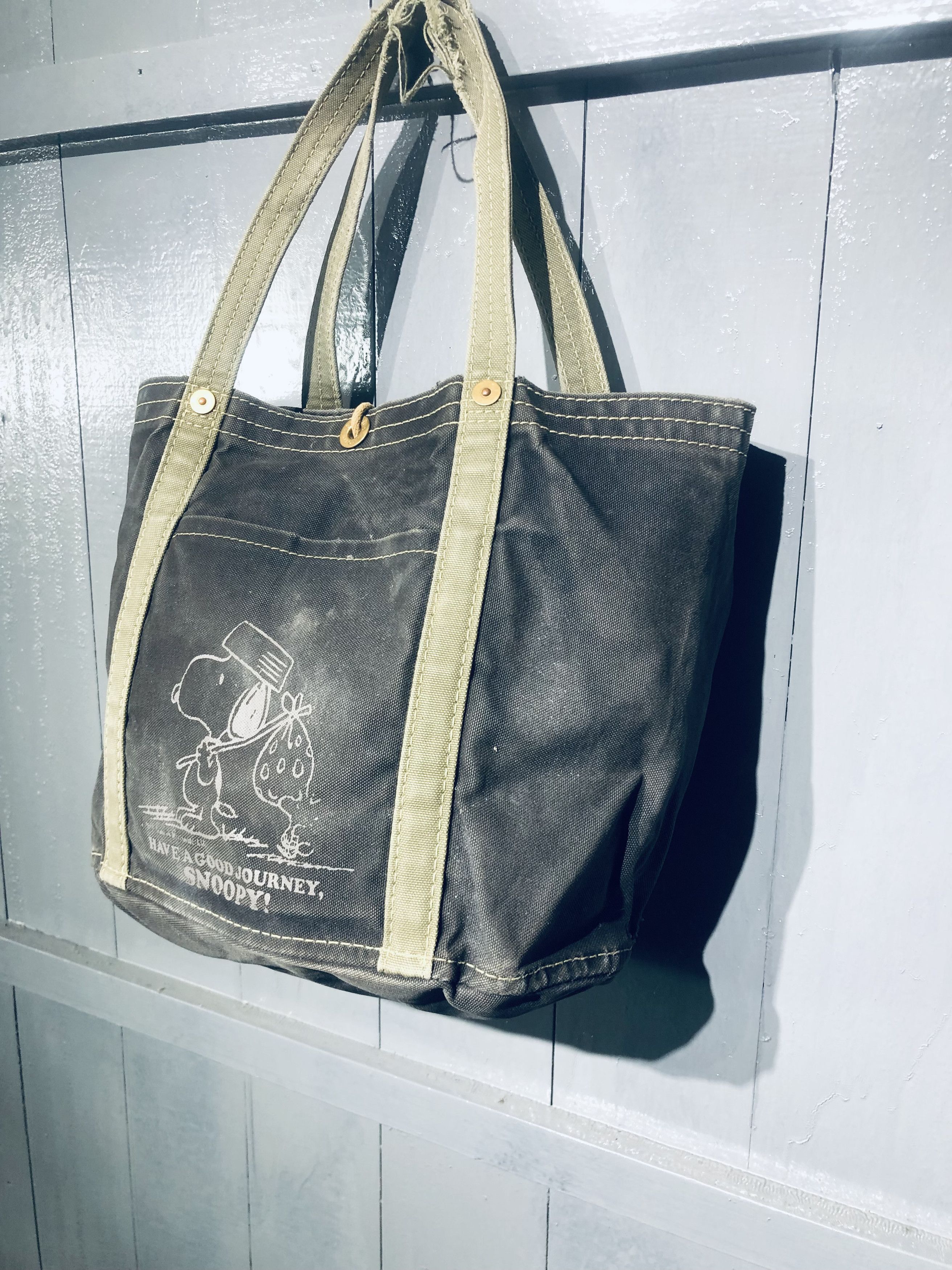Canvas × Ichizawa Shinzaburo Hanpu × Peanuts SNOOPY X JAPANESE ICHIZAWASHINZABUROHANPU CANVAS TOTEBAG Size ONE SIZE - 4 Thumbnail