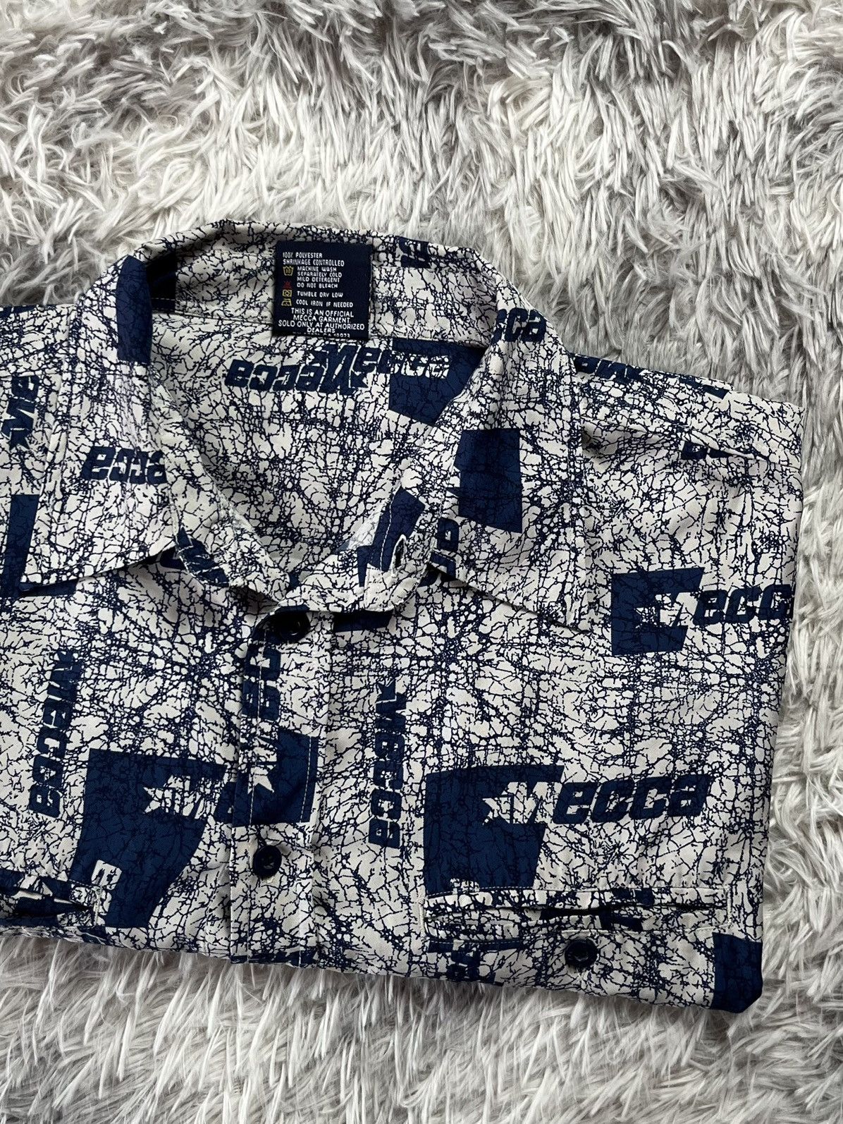 Mecca Vintage Mecca usa shirt over print Size US XL / EU 56 / 4 - 3 Thumbnail