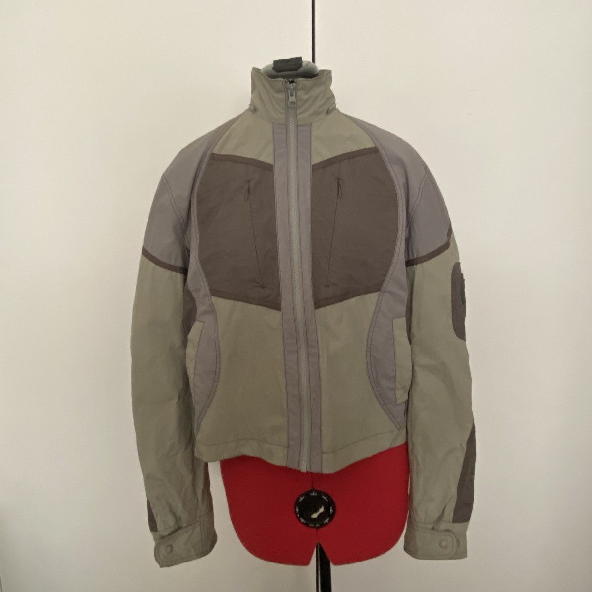 Hyein Seo Hyein Seo Grey Panelled Jacket Size US S / EU 44-46 / 1 - 5 Thumbnail