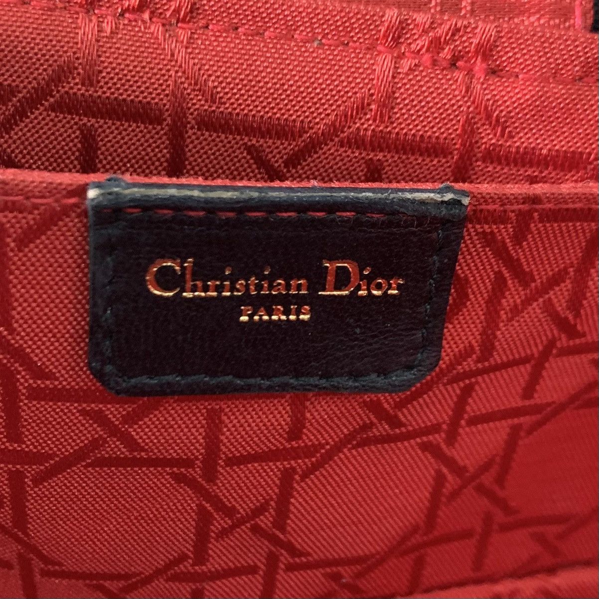 Dior Christian Dior Cannage Quilted Vanity Bag Size ONE SIZE - 12 Thumbnail