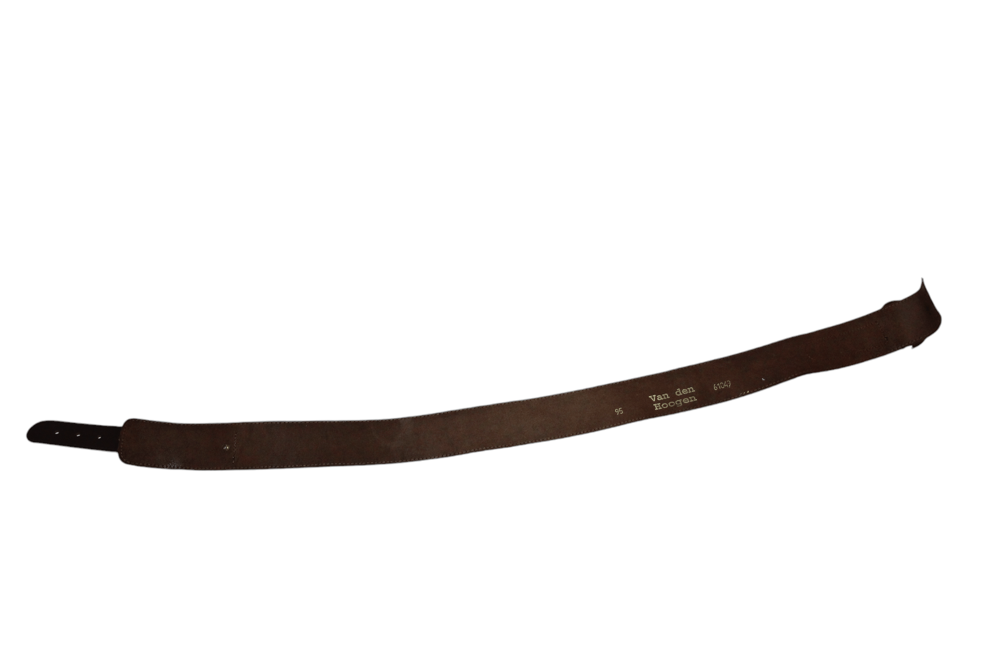 Van RARE Van den Hoogen designers leather wide belt Size ONE SIZE - 3 Thumbnail