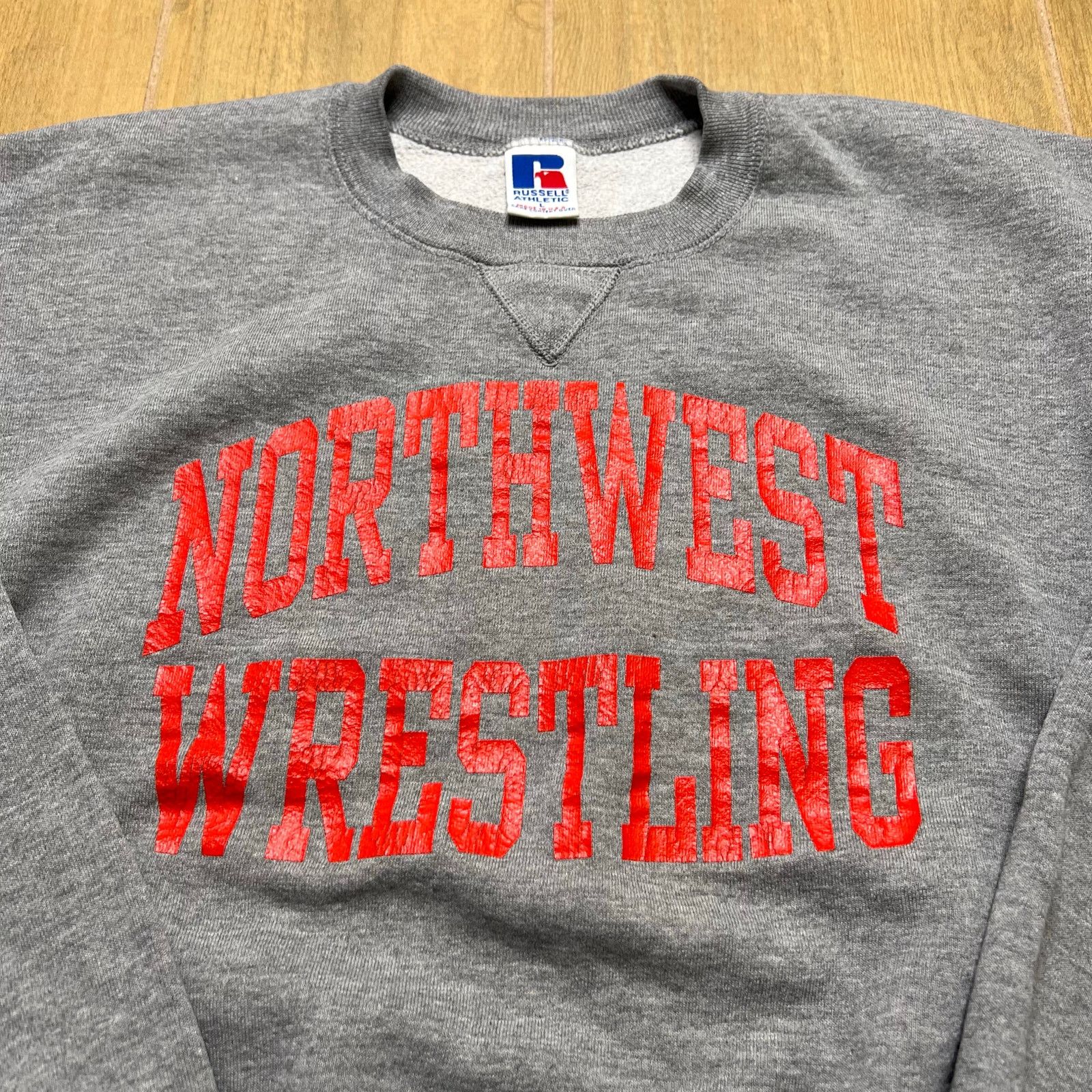 Russell Athletic Vintage Russell Athletic Northwest Wrestling Sweatshirt L Size US L / EU 52-54 / 3 - 3 Thumbnail