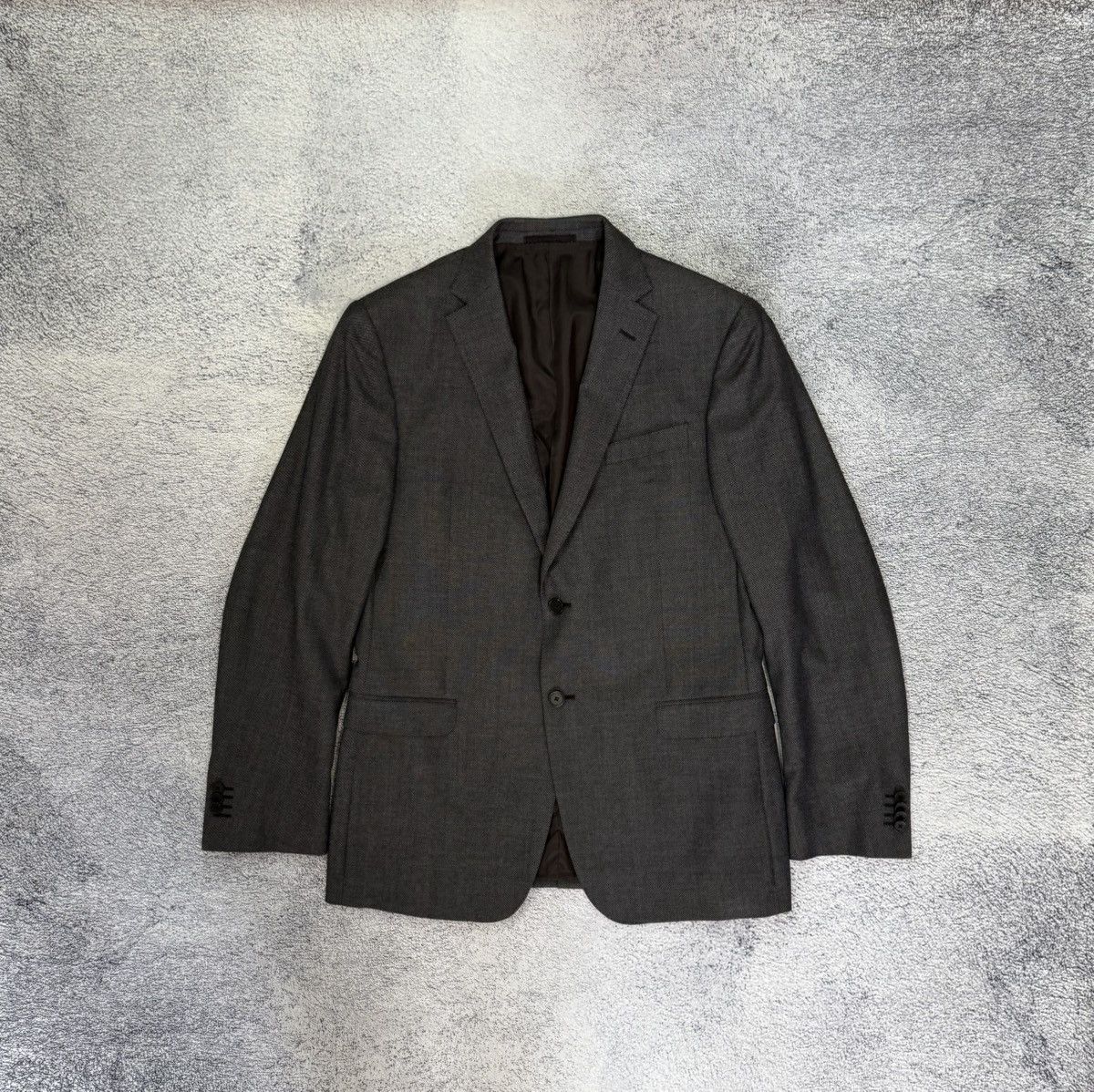 Z Zegna Z Zegna Wool Suit 2 Piece EU52R US42R Drop7 Gray Men Wool Size 42R - 2 Thumbnail