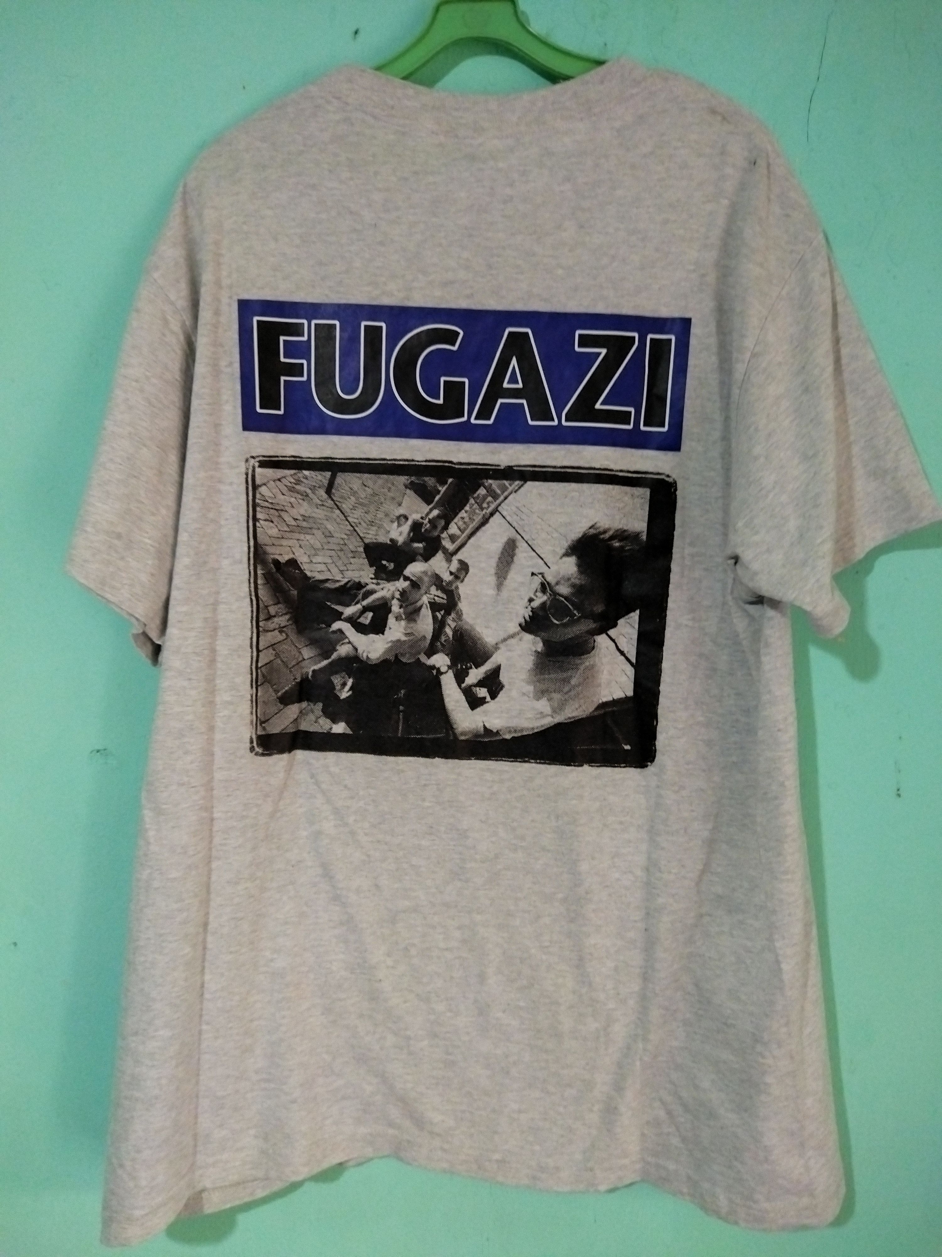 Band Tees × Vintage Vintage bandtees 90s Fugazi punk band Size US L / EU 52-54 / 3 - 3 Thumbnail