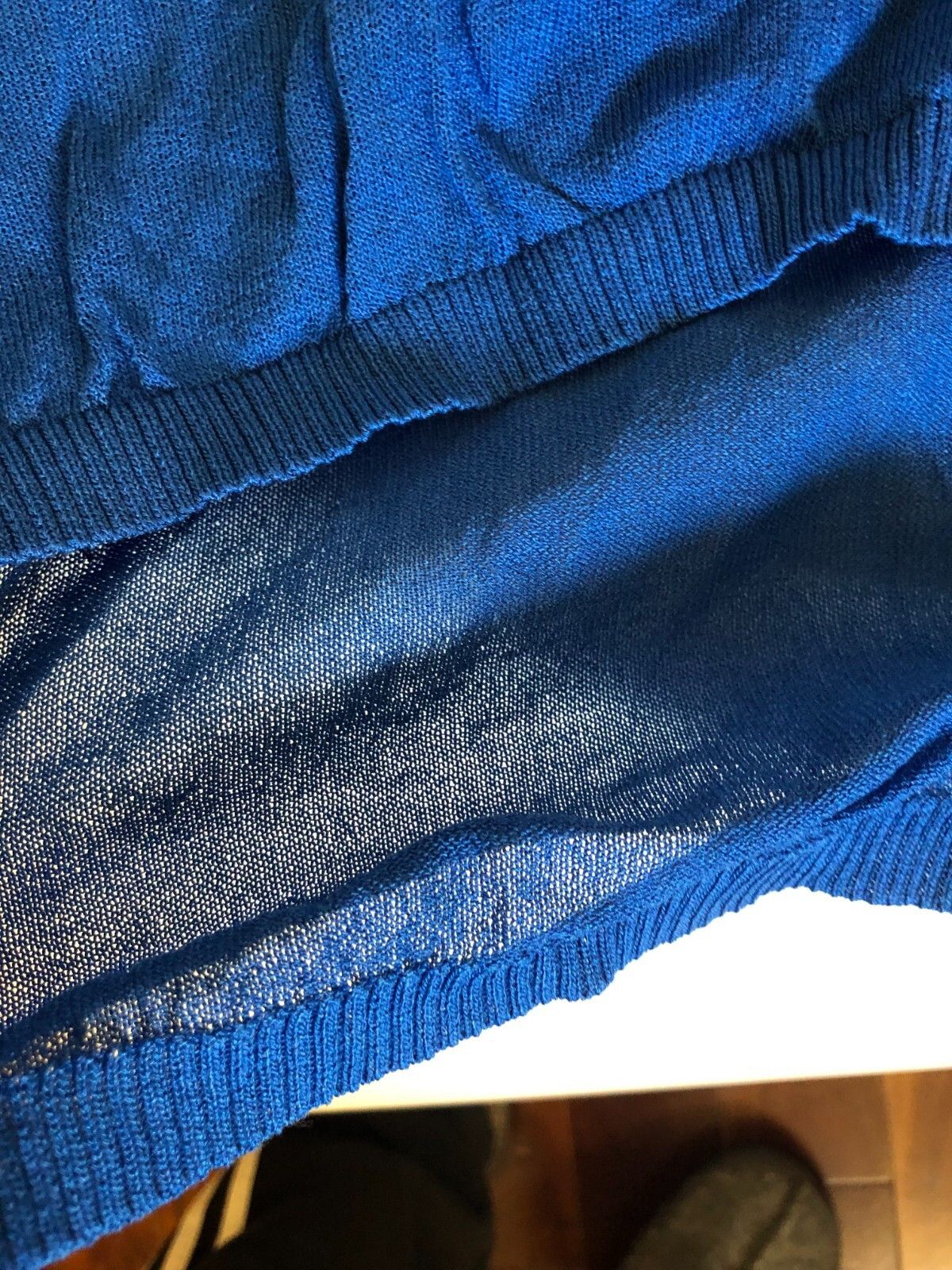 Armani Exchange Armani Exchange A/X Electric Blue S Hemp Shirt Top Size US S / EU 44-46 / 1 - 4 Thumbnail