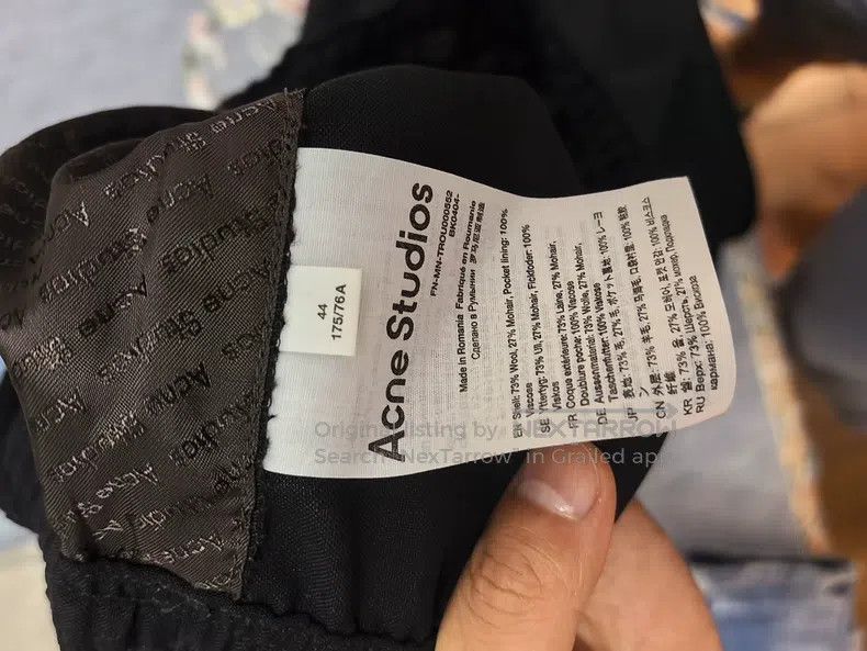 Acne Studios Acne Studios Casual Pants Size US 44 / EU 60 - 6 Thumbnail